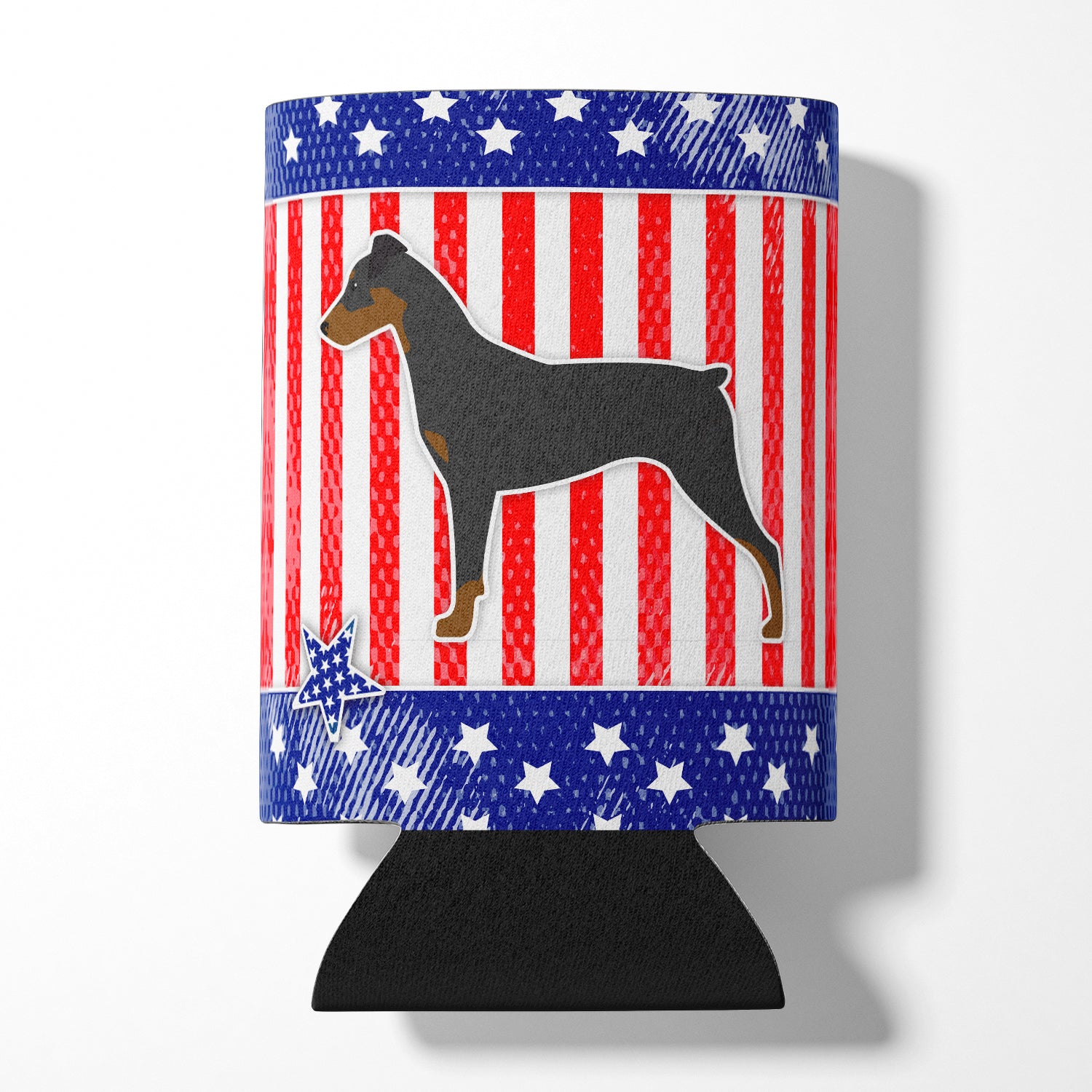 USA Patriotic German Pinscher Can or Bottle Hugger BB3313CC  the-store.com.