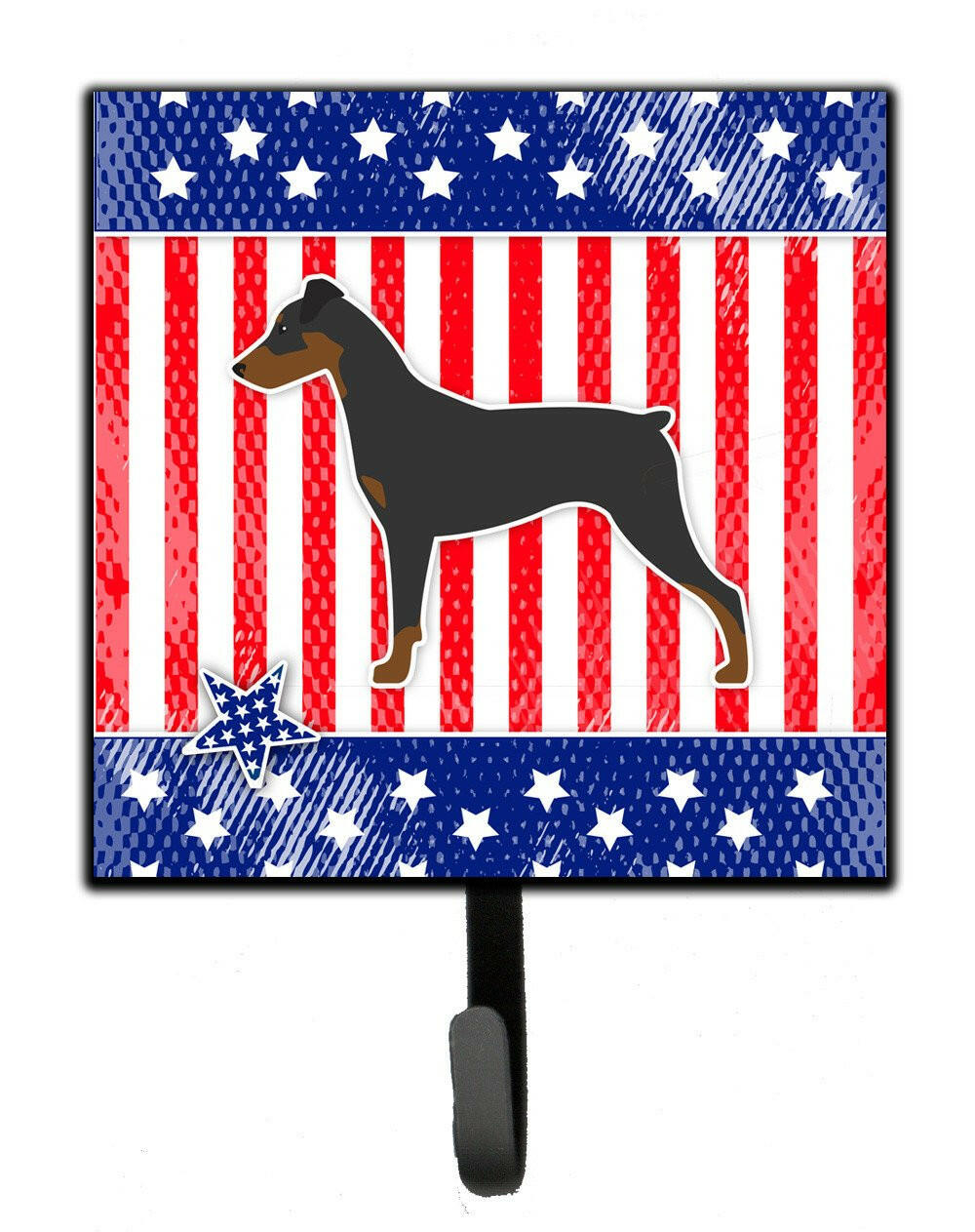 USA Patriotic German Pinscher Leash or Key Holder BB3313SH4 by Caroline's Treasures