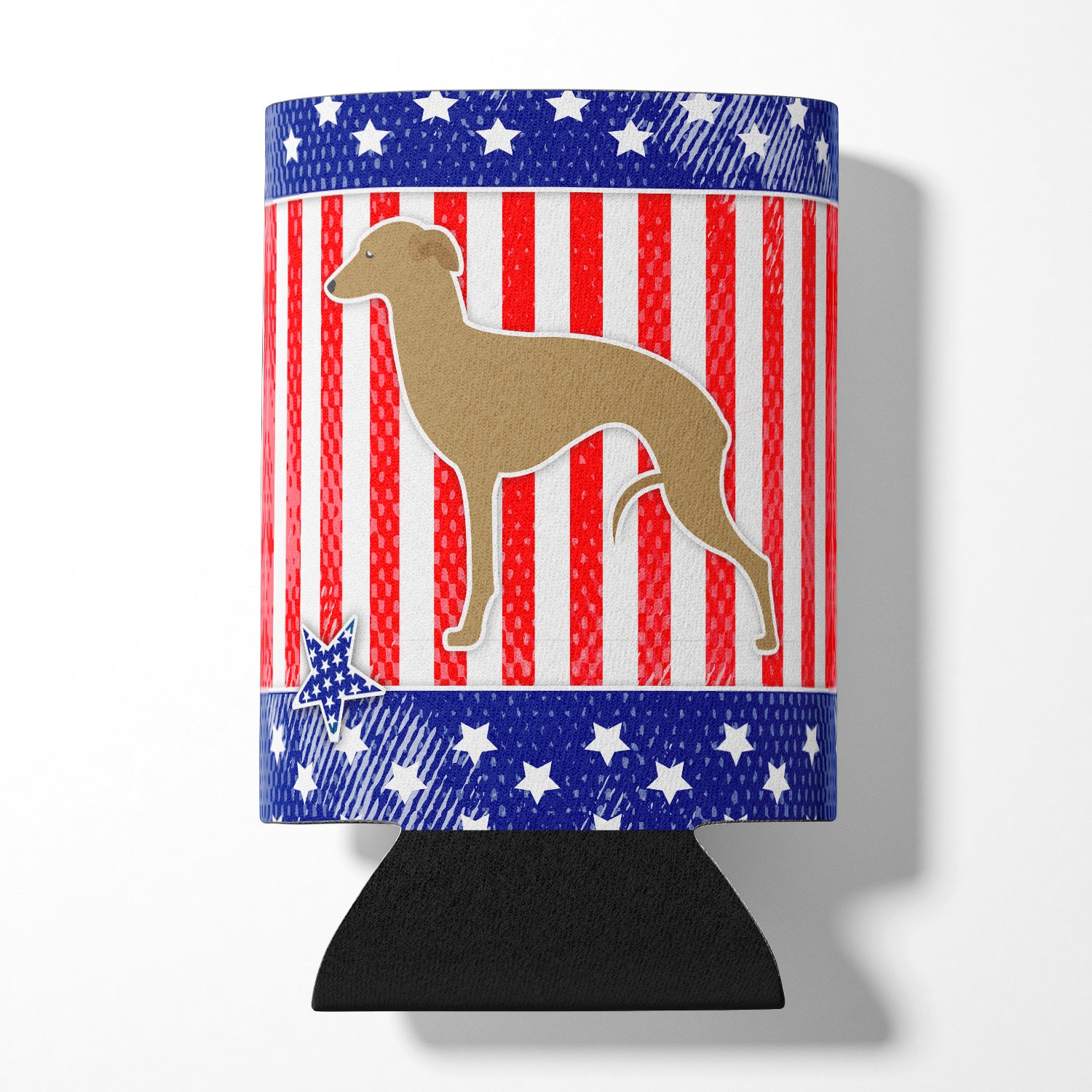 USA Patriotic Italian Greyhound Can or Bottle Hugger BB3314CC  the-store.com.