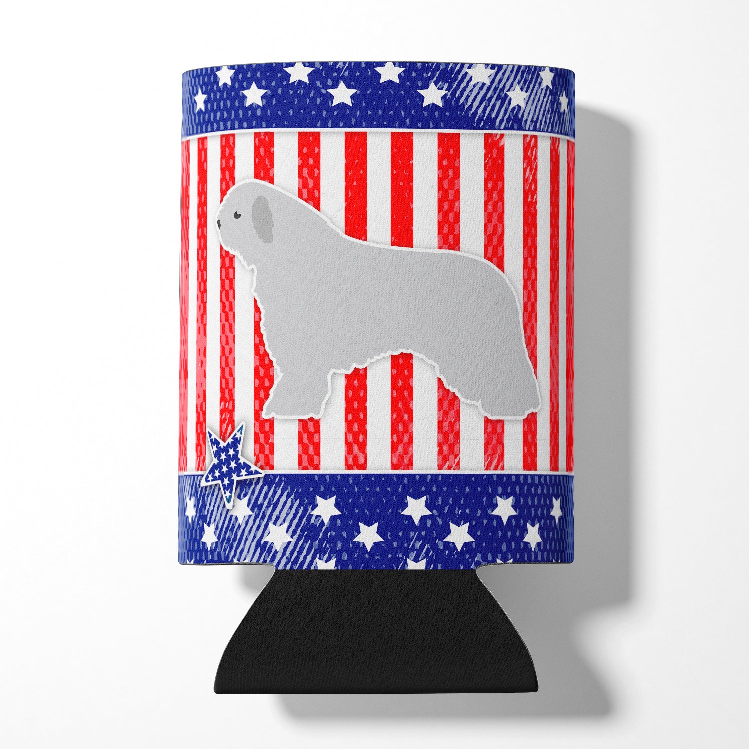 USA Patriotic Spanish Water Dog Can or Bottle Hugger BB3315CC  the-store.com.