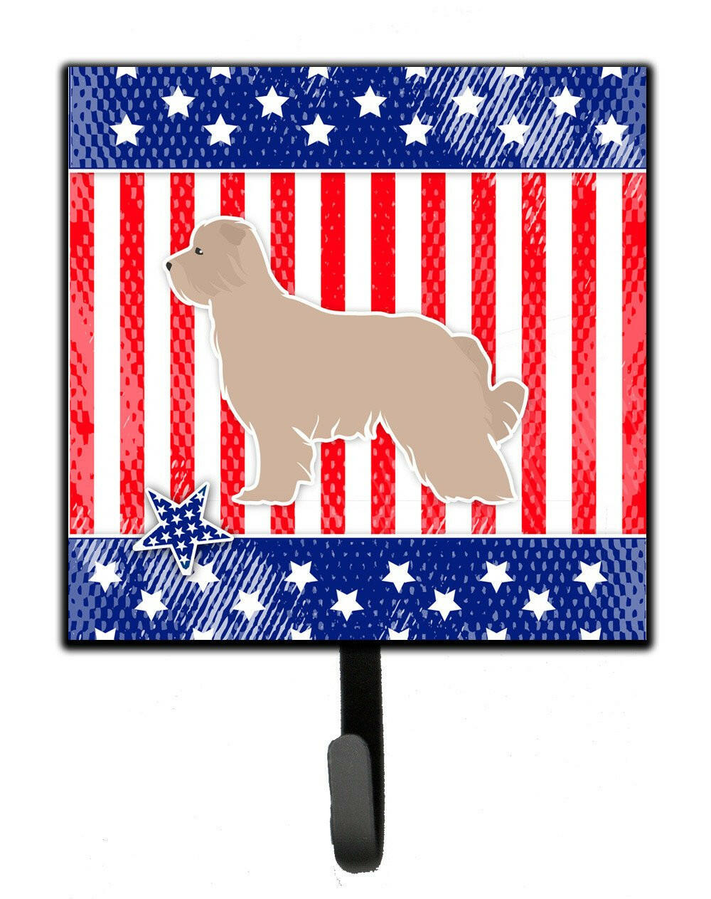 USA Patriotic Pyrenean Shepherd Leash or Key Holder BB3318SH4 by Caroline's Treasures