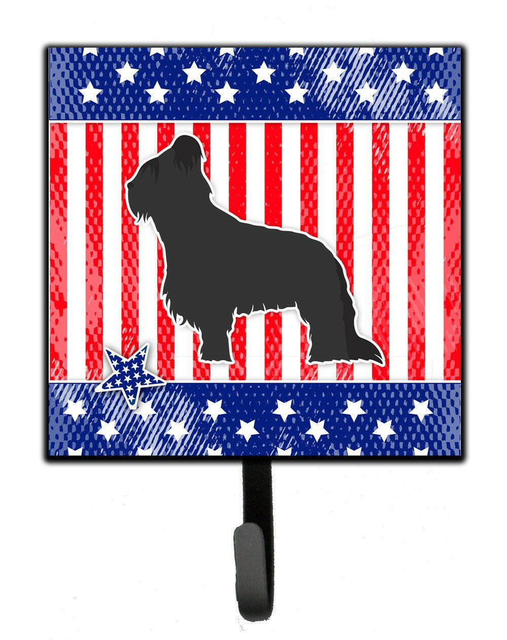 USA Patriotic Briard Leash or Key Holder BB3326SH4 by Caroline's Treasures