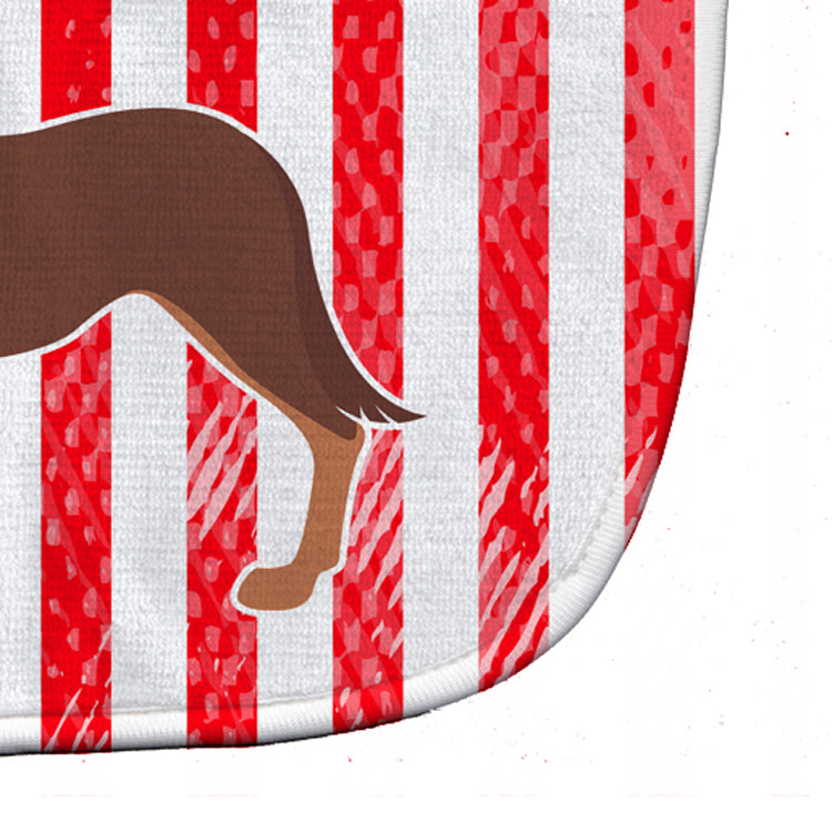 USA Patriotic Australian Kelpie Dog Baby Bib BB3329BIB - the-store.com