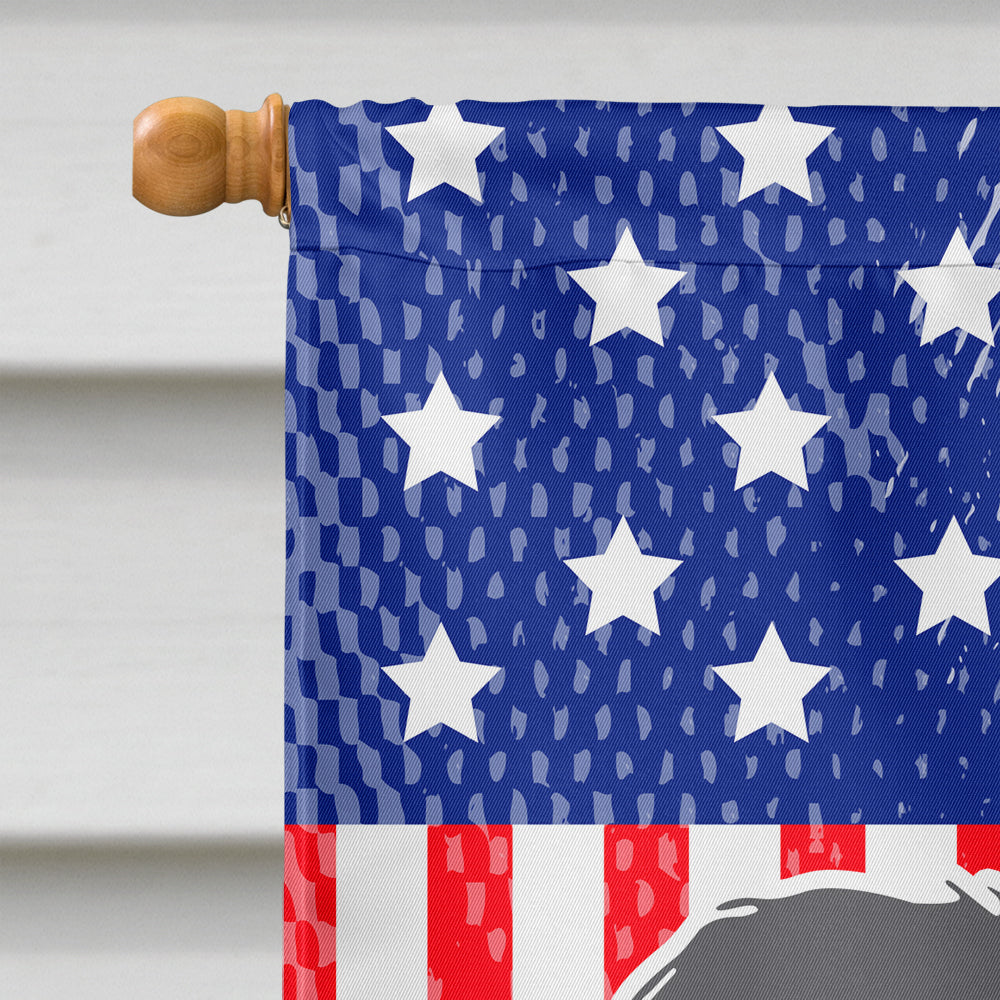 USA Patriotic Polish Lowland Sheepdog Dog Flag Canvas House Size BB3332CHF  the-store.com.