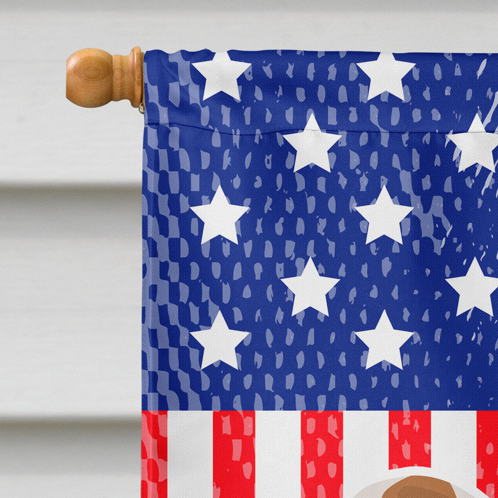 USA Patriotic Australian Shepherd Dog Flag Canvas House Size BB3333CHF  the-store.com.