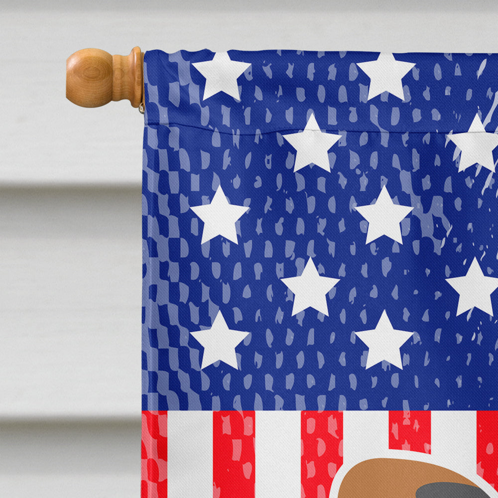 USA Patriotic Pekingese Flag Canvas House Size BB3338CHF  the-store.com.