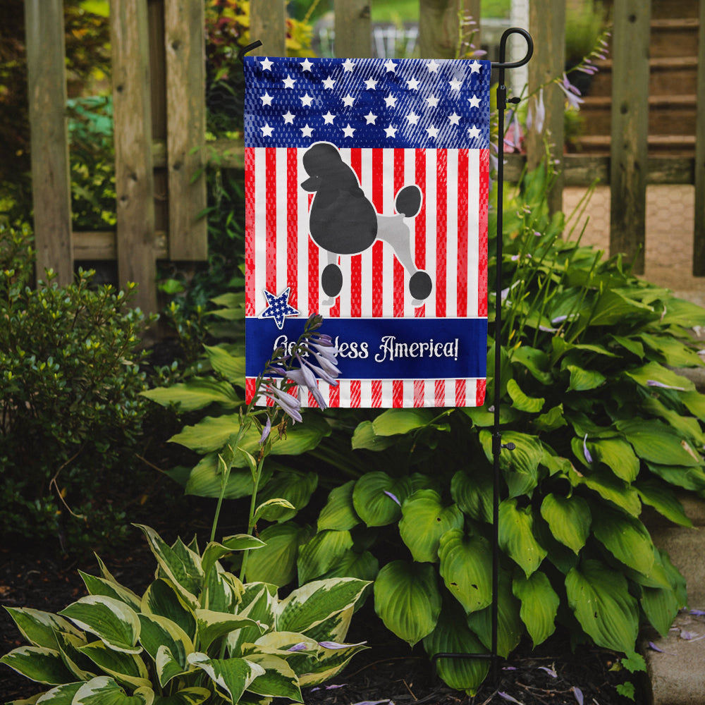 USA Patriotic Poodle Flag Garden Size BB3339GF  the-store.com.