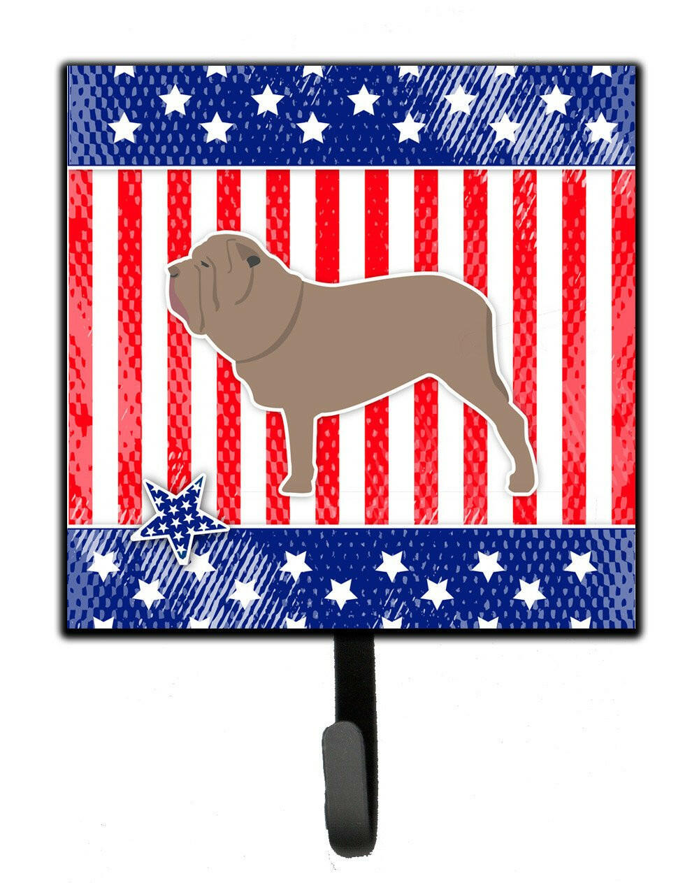 USA Patriotic Neapolitan Mastiff Leash or Key Holder BB3365SH4 by Caroline's Treasures