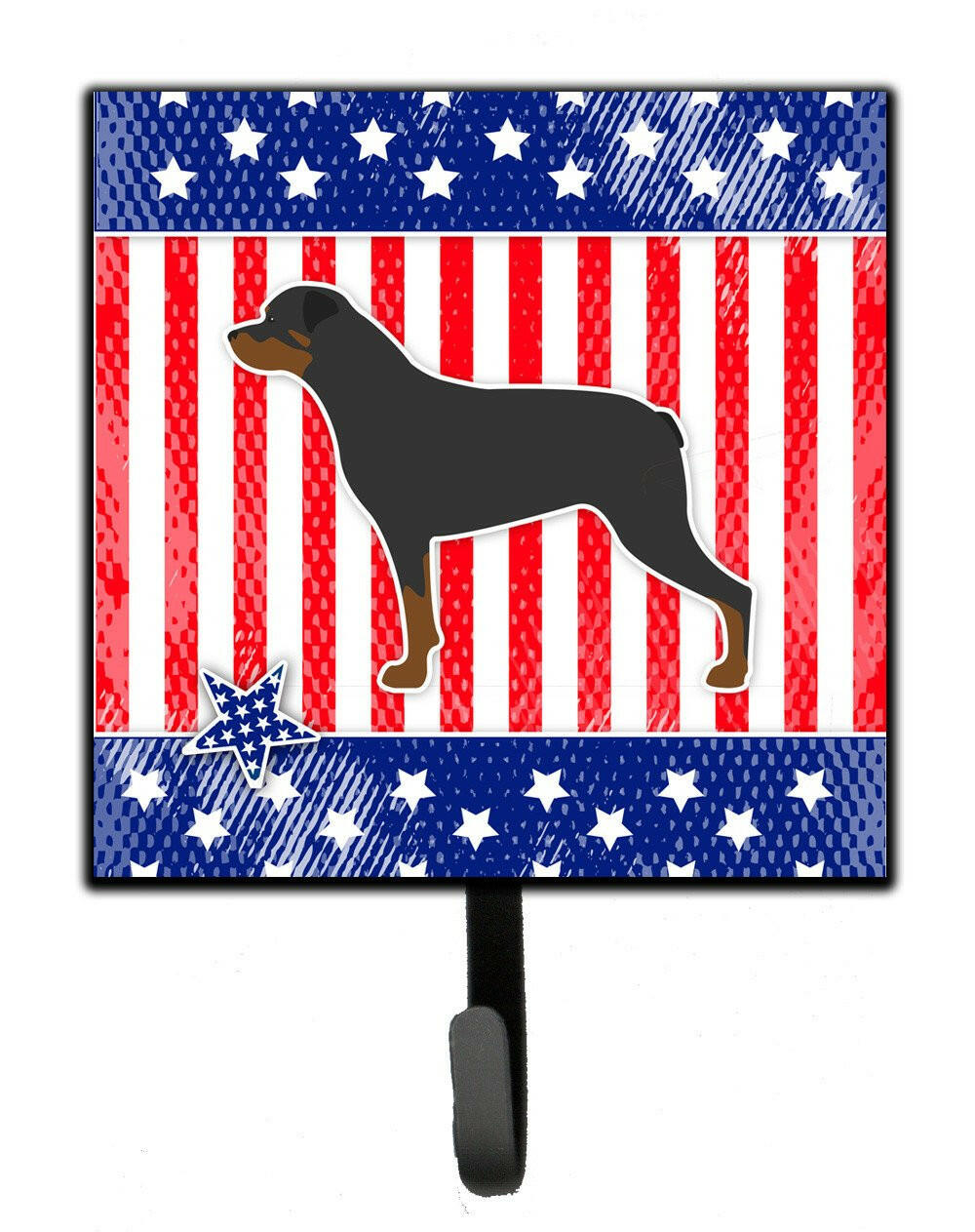 USA Patriotic Rottweiler Leash or Key Holder BB3366SH4 by Caroline's Treasures