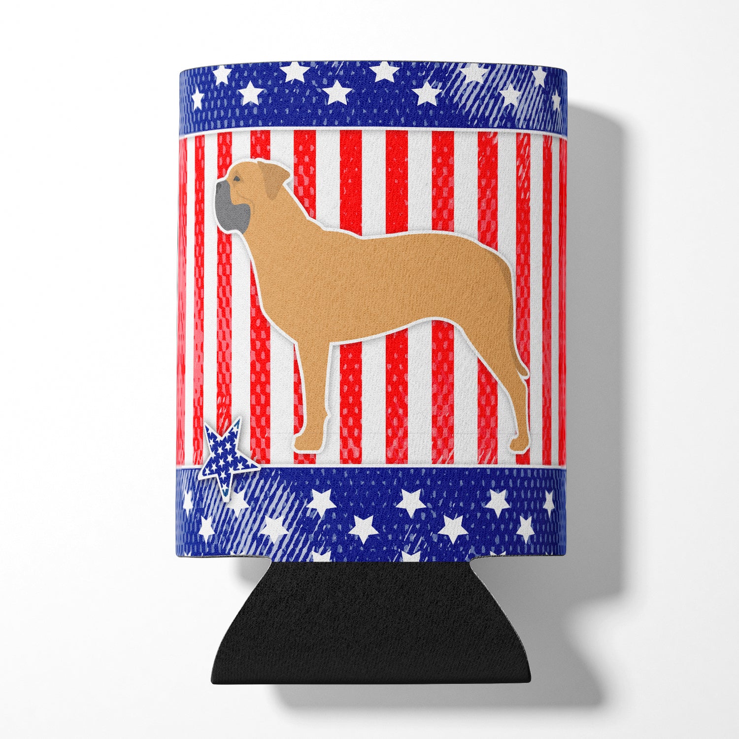 USA Patriotic Bullmastiff Can or Bottle Hugger BB3371CC  the-store.com.