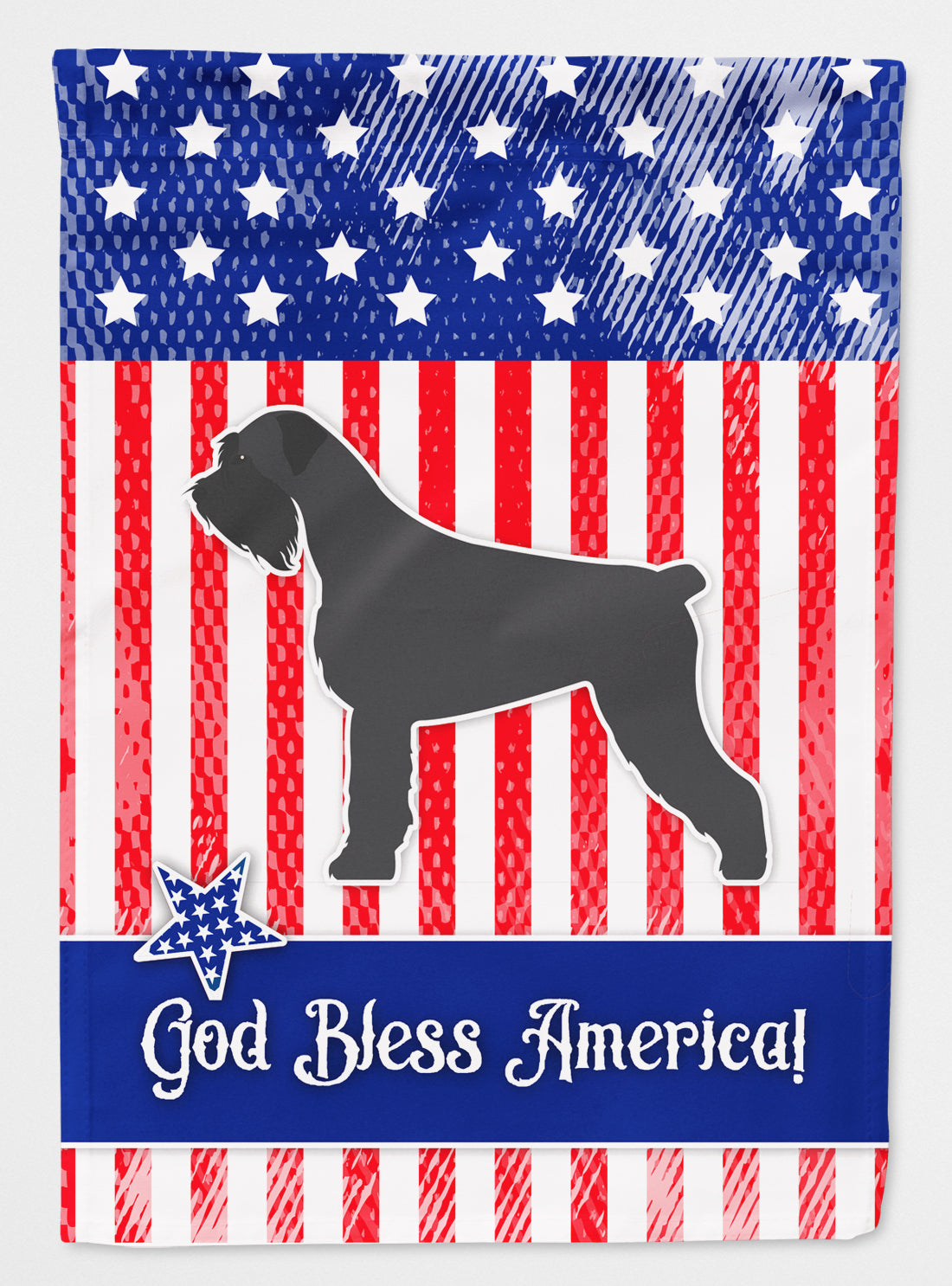 USA Patriotic Giant Schnauzer Flag Canvas House Size BB3373CHF  the-store.com.