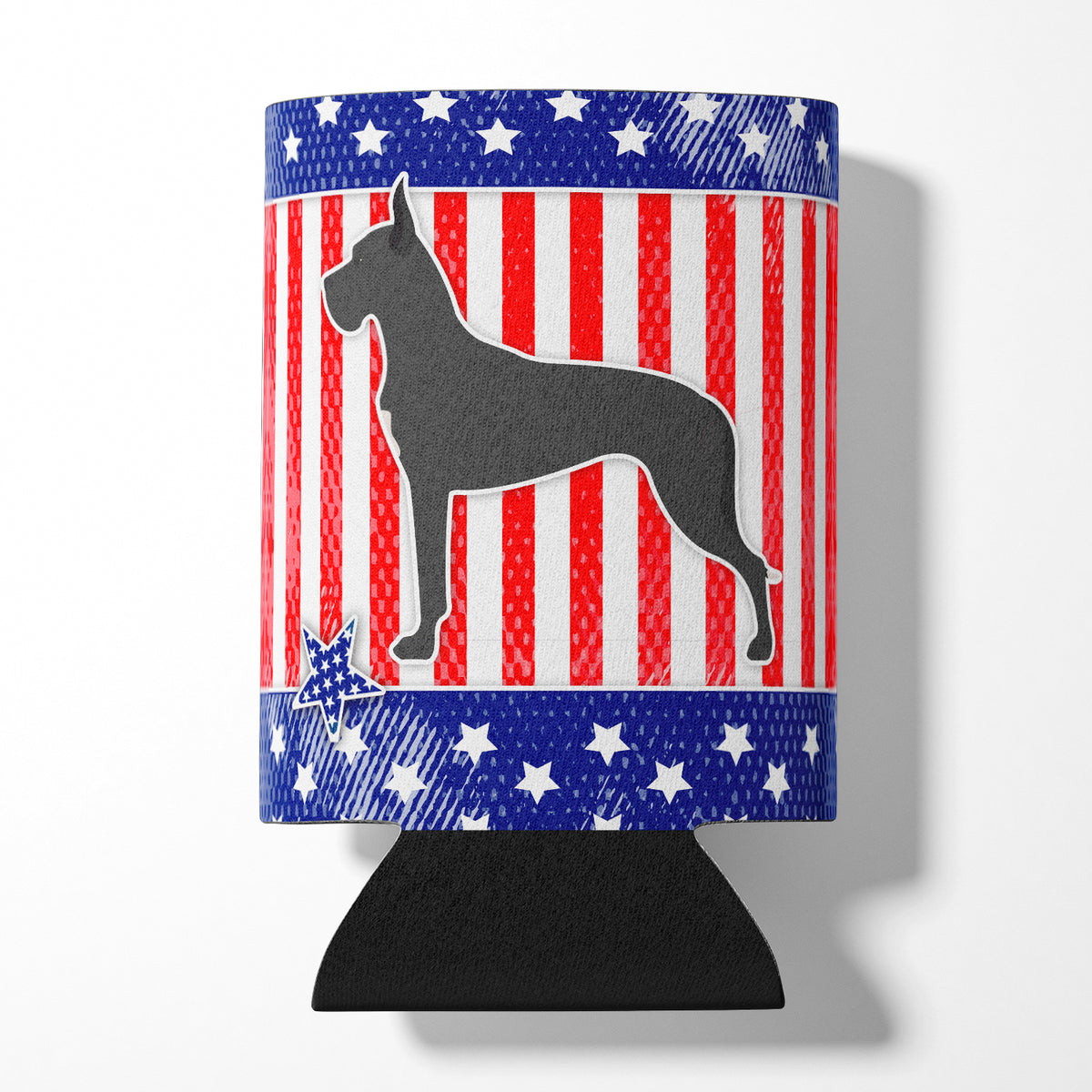 USA Patriotic Great Dane Can or Bottle Hugger BB3375CC  the-store.com.