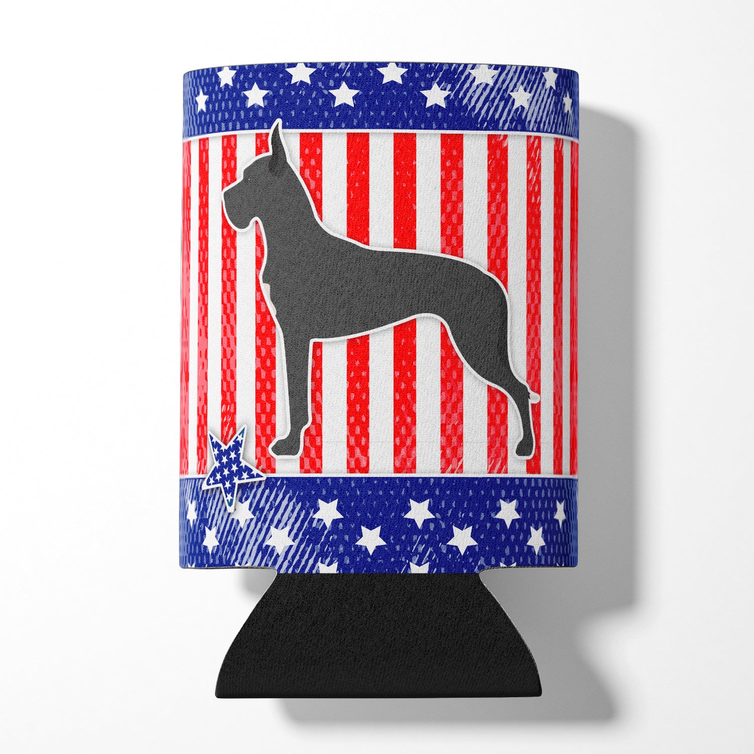 USA Patriotic Great Dane Can or Bottle Hugger BB3375CC  the-store.com.