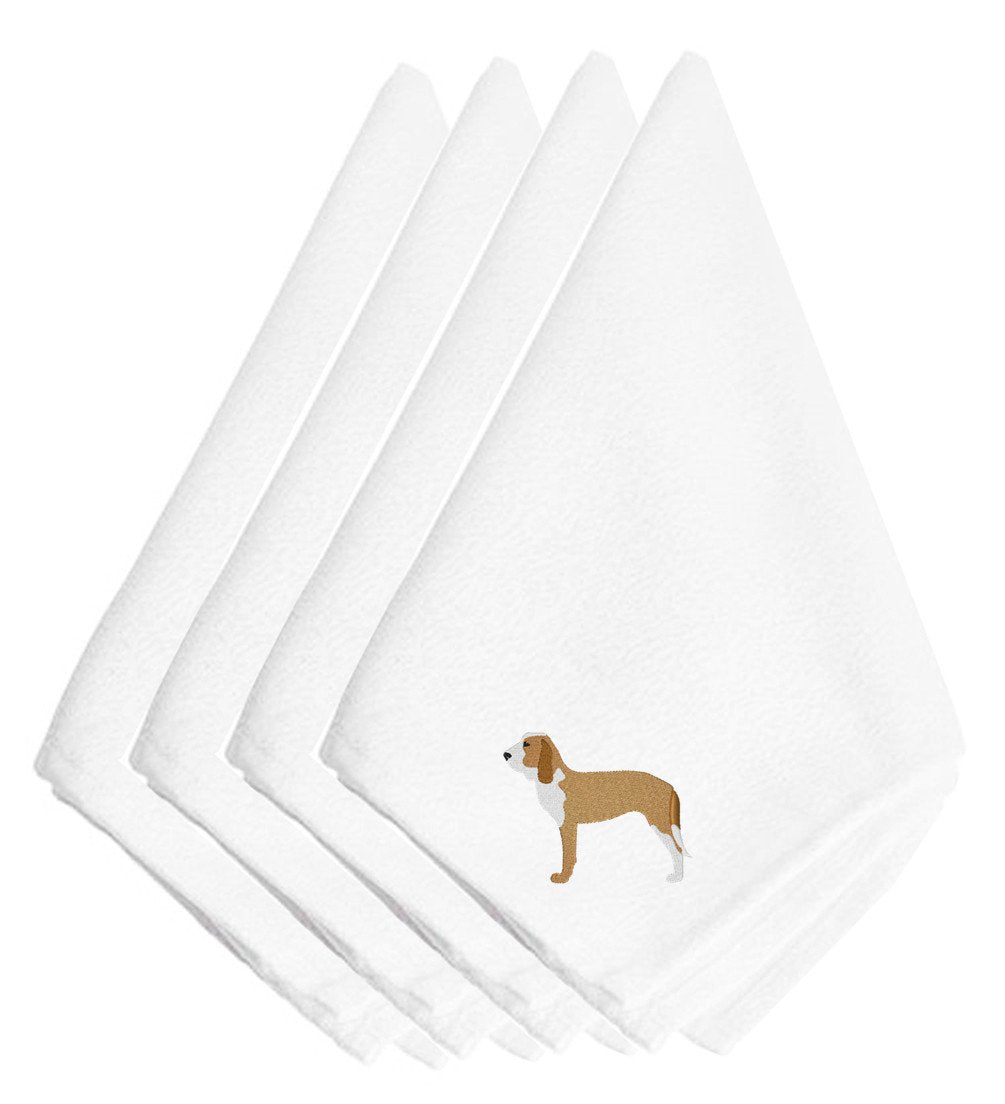 Spanish Hound Embroidered Napkins Set of 4 BB3391NPKE by Caroline's Treasures