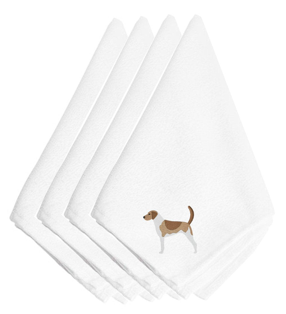 American Foxhound Embroidered Napkins Set of 4 BB3398NPKE by Caroline's Treasures