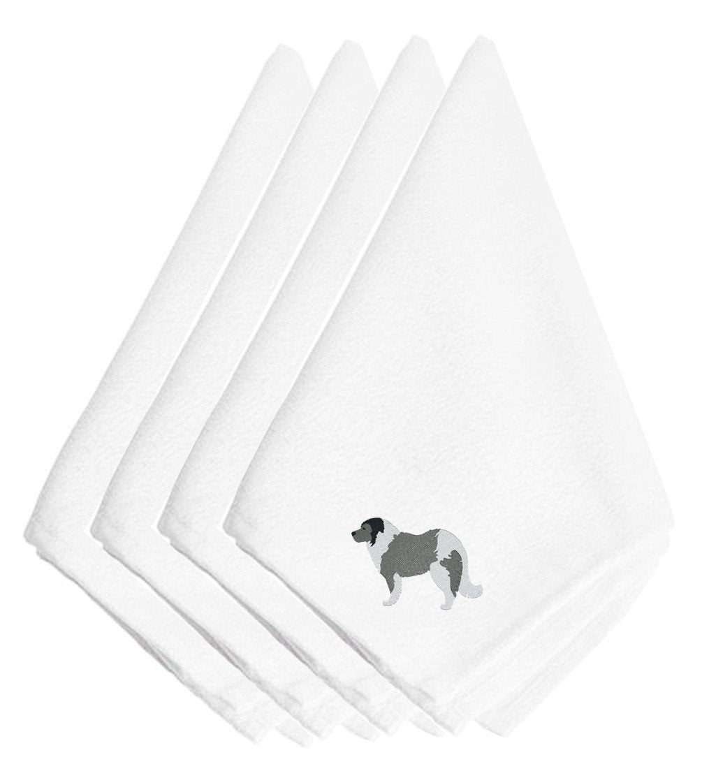 Caucasian Shepherd Dog Embroidered Napkins Set of 4 BB3425NPKE by Caroline's Treasures