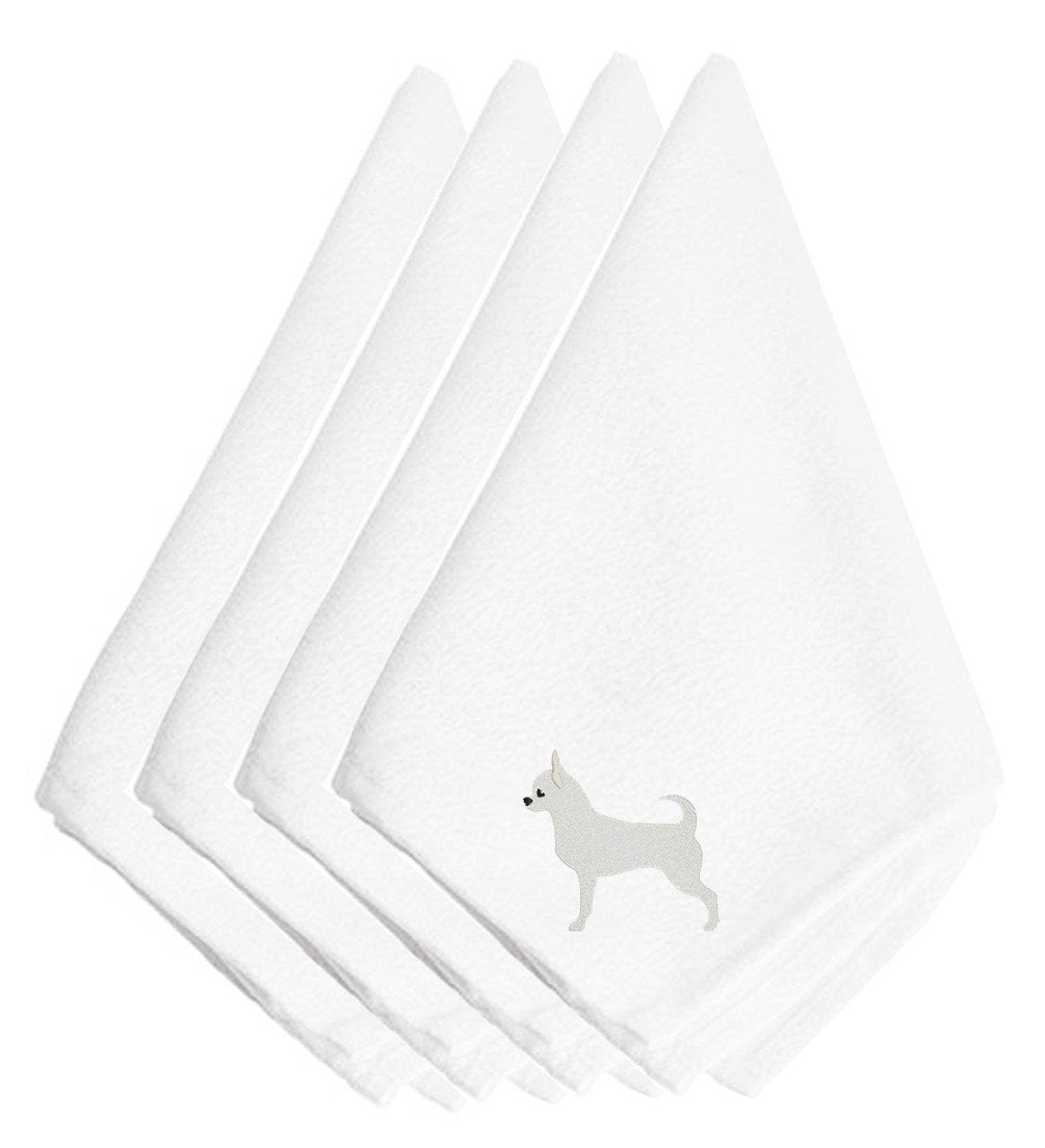 Chihuahua Embroidered Napkins Set of 4 BB3450NPKE by Caroline's Treasures