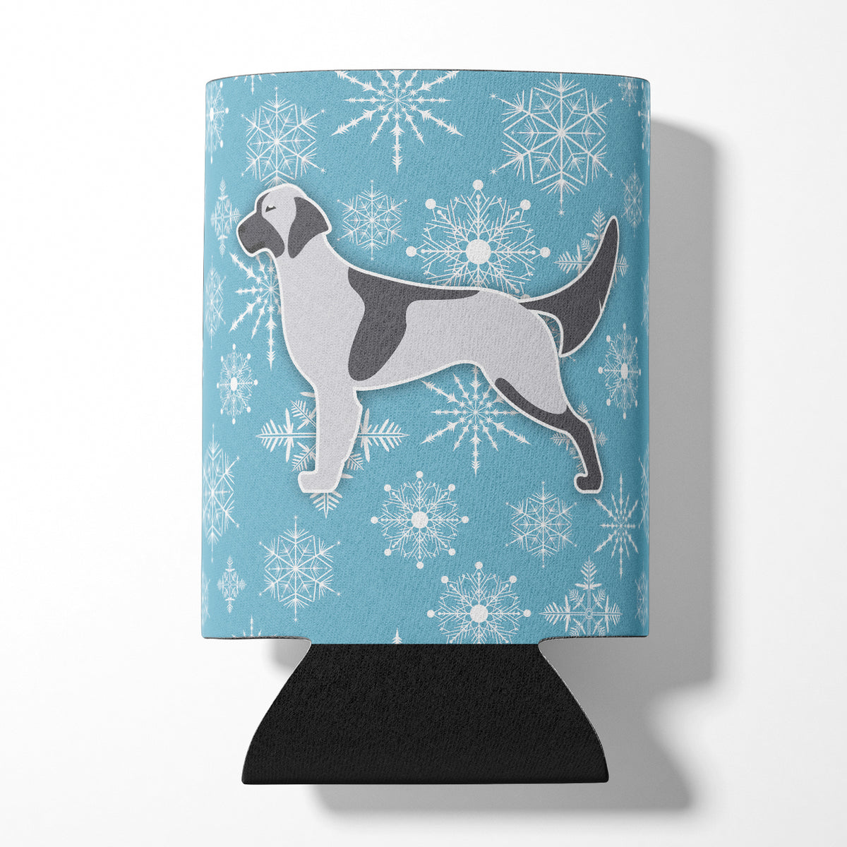 Winter Snowflake English Setter Can or Bottle Hugger BB3481CC  the-store.com.