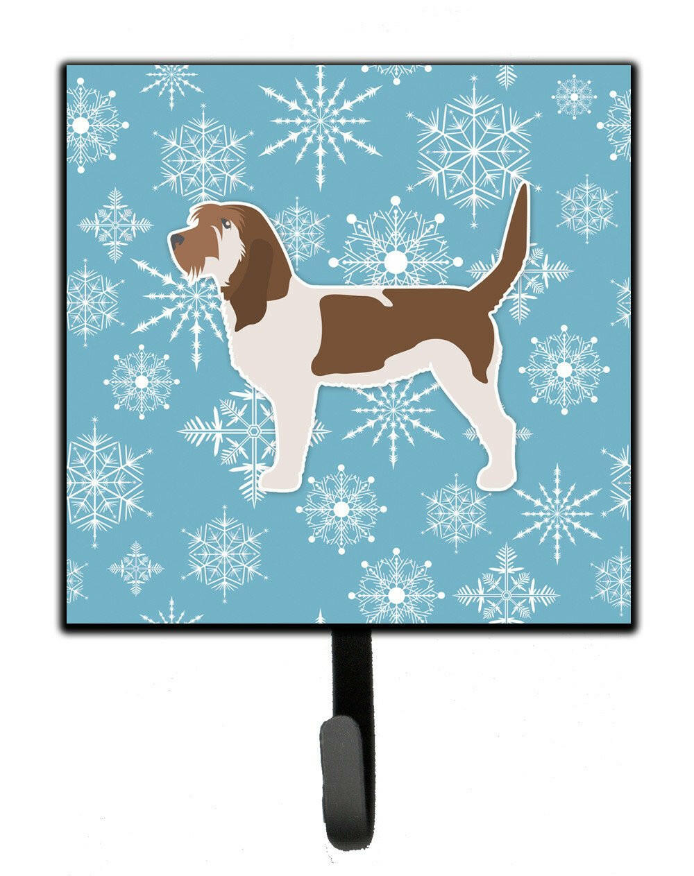 Winter Snowflake Grand Basset Griffon Vendeen Leash or Key Holder BB3490SH4 by Caroline's Treasures