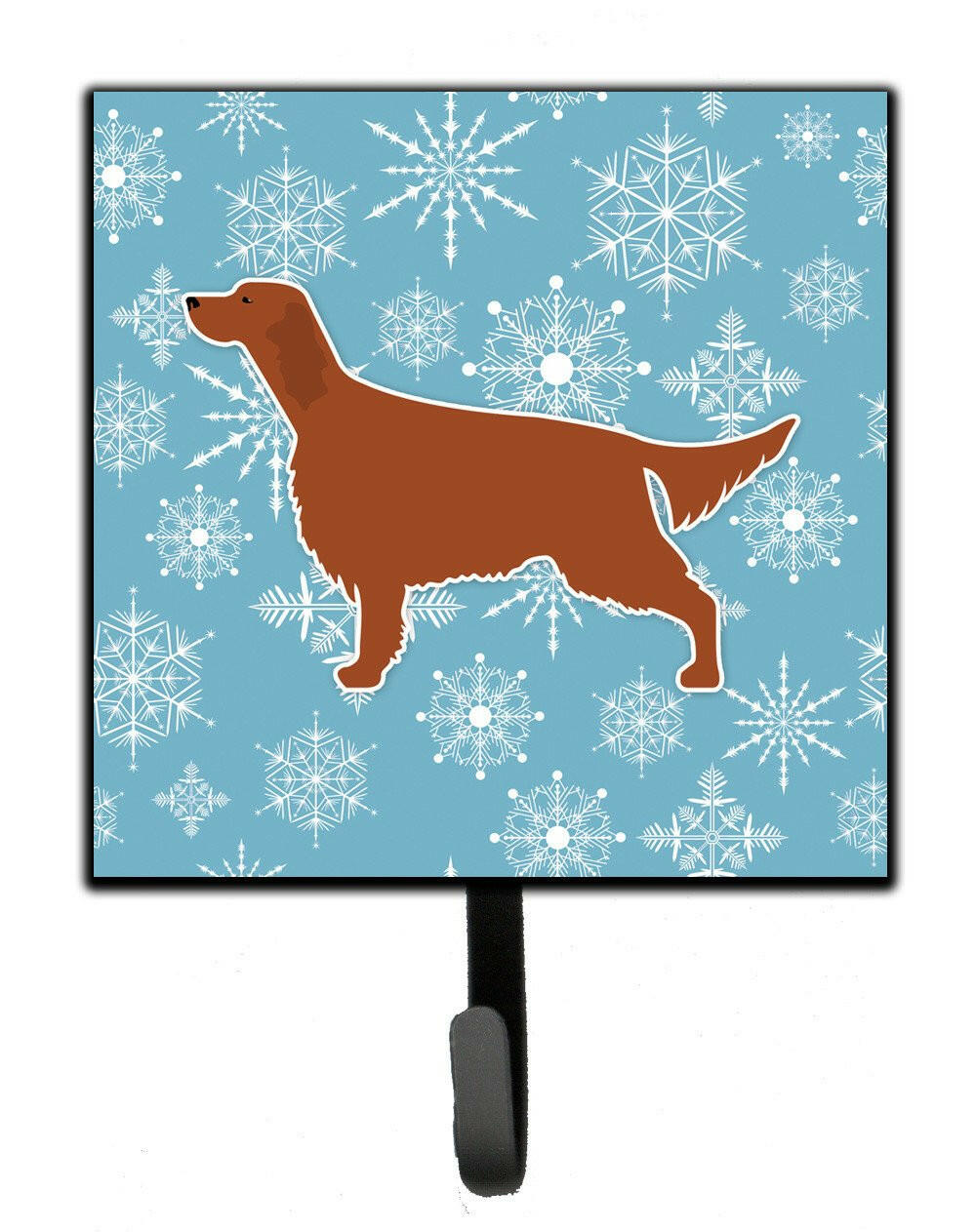 Winter Snowflake Irish Setter Leash or Key Holder BB3493SH4 by Caroline's Treasures