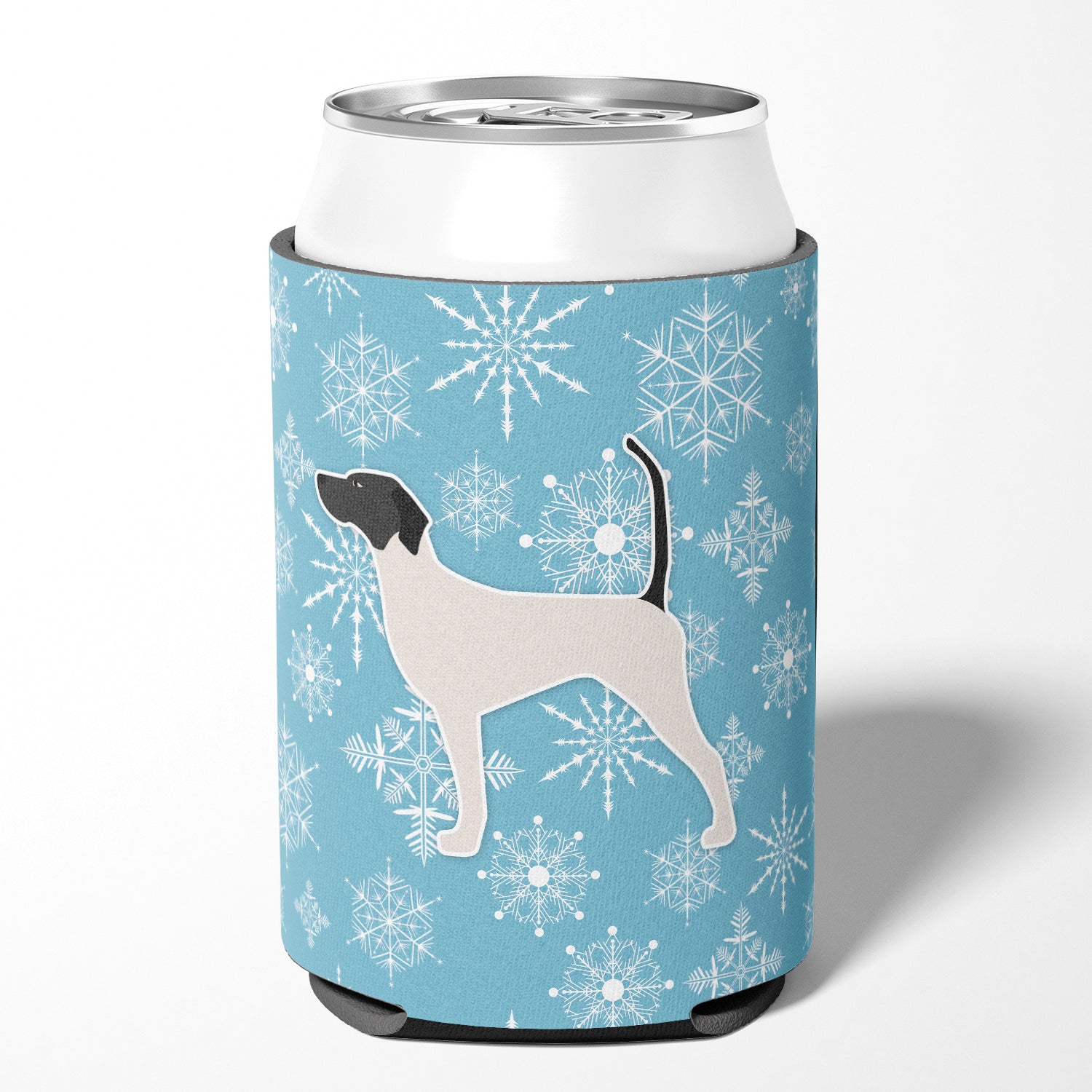 Winter Snowflake English Pointer Can or Bottle Hugger BB3495CC  the-store.com.