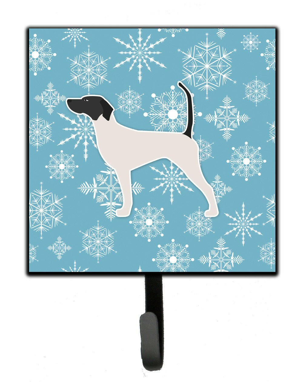 Winter Snowflake English Pointer Leash or Key Holder BB3495SH4 by Caroline's Treasures