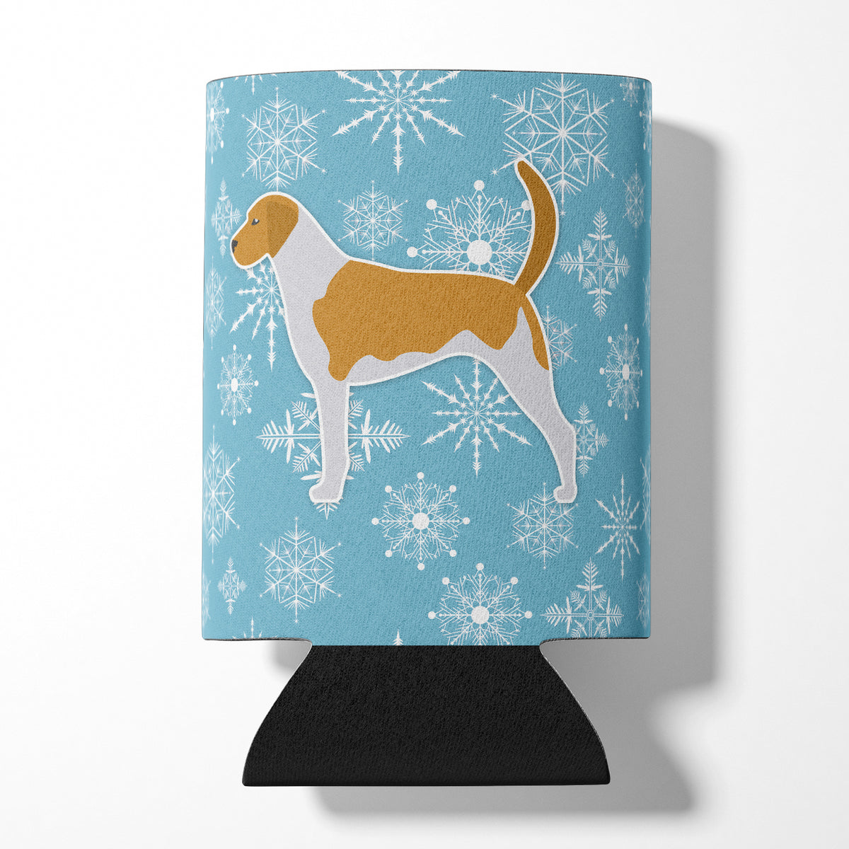 Winter Snowflake American Foxhound Can or Bottle Hugger BB3498CC  the-store.com.