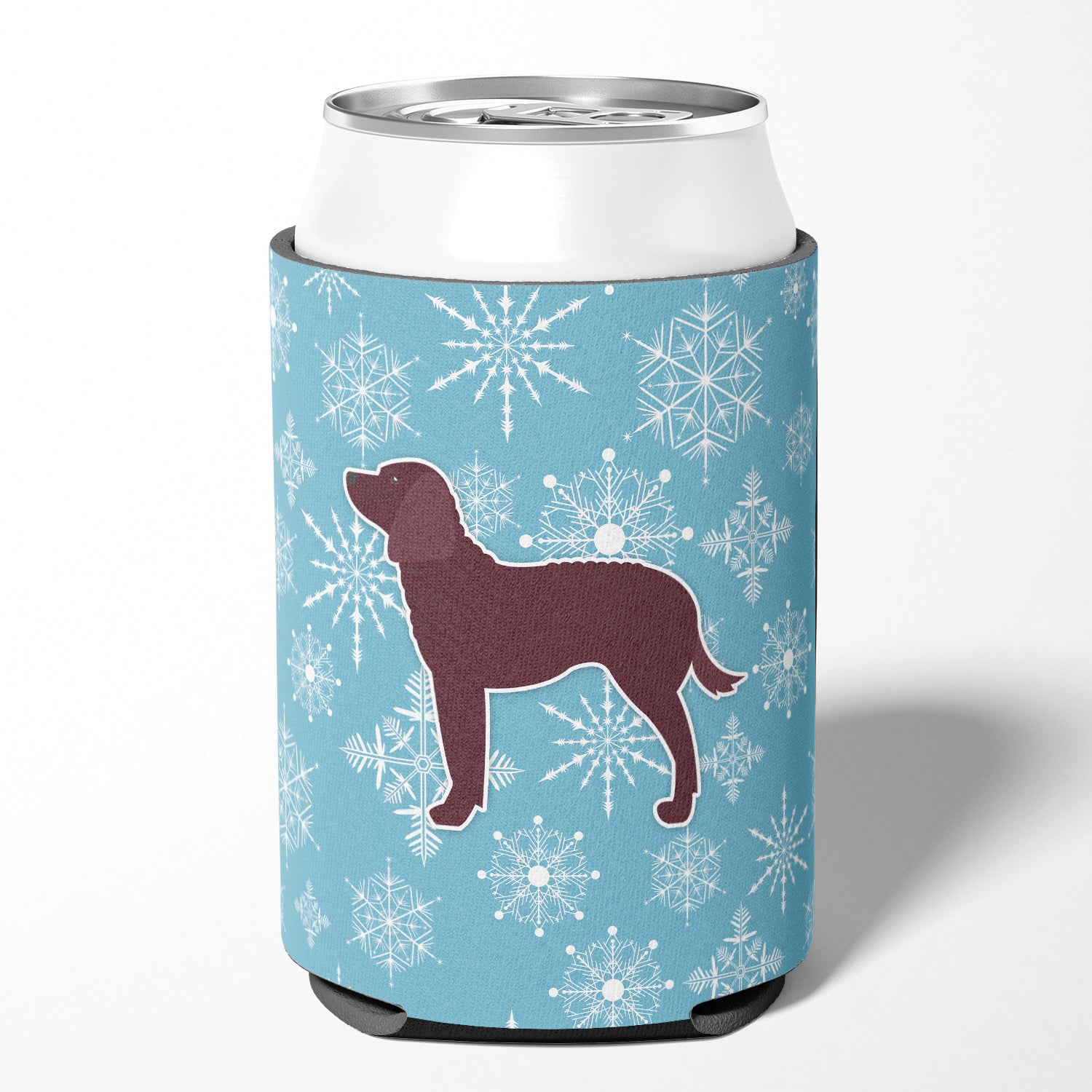 Winter Snowflake American Water Spaniel Can or Bottle Hugger BB3501CC  the-store.com.