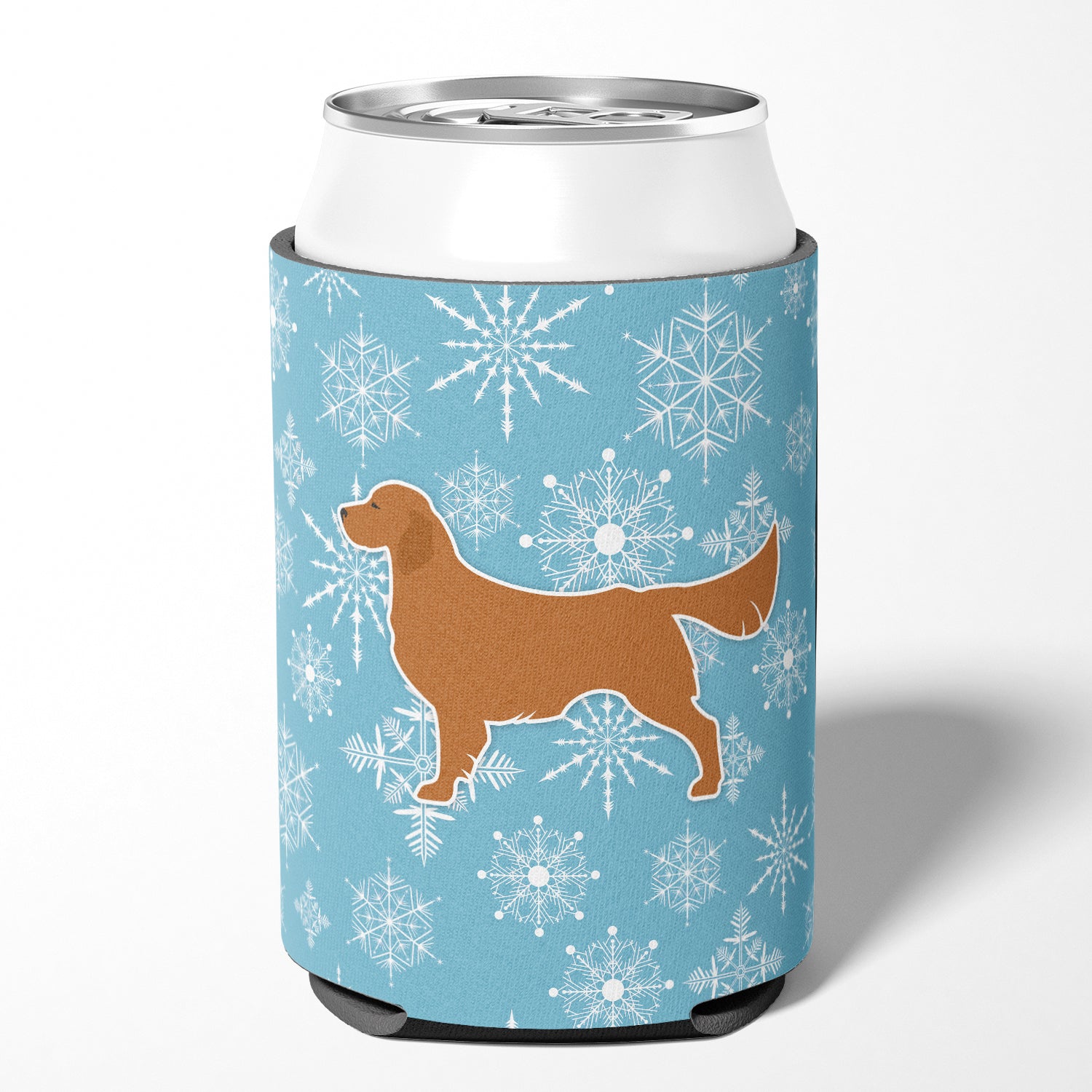 Winter Snowflake Golden Retriever Can or Bottle Hugger BB3504CC  the-store.com.