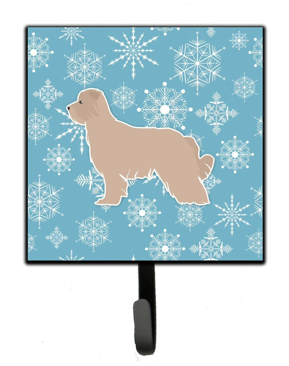 Winter Snowflake Pyrenean Shepherd Leash or Key Holder BB3518SH4 by Caroline's Treasures