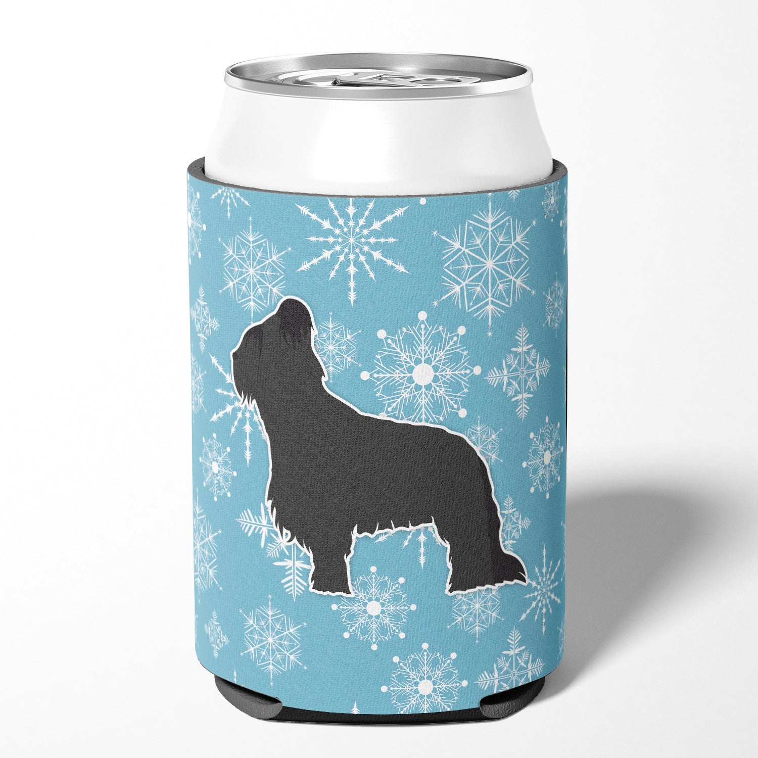 Winter Snowflake Briard Can or Bottle Hugger BB3526CC  the-store.com.