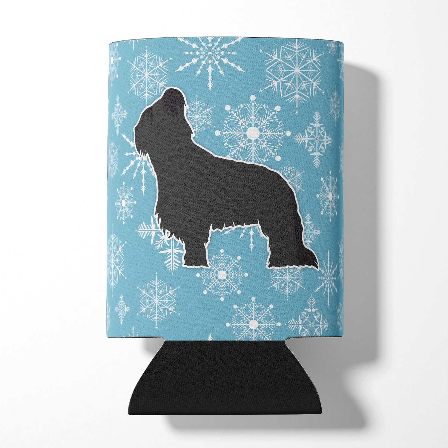 Winter Snowflake Briard Can or Bottle Hugger BB3526CC  the-store.com.