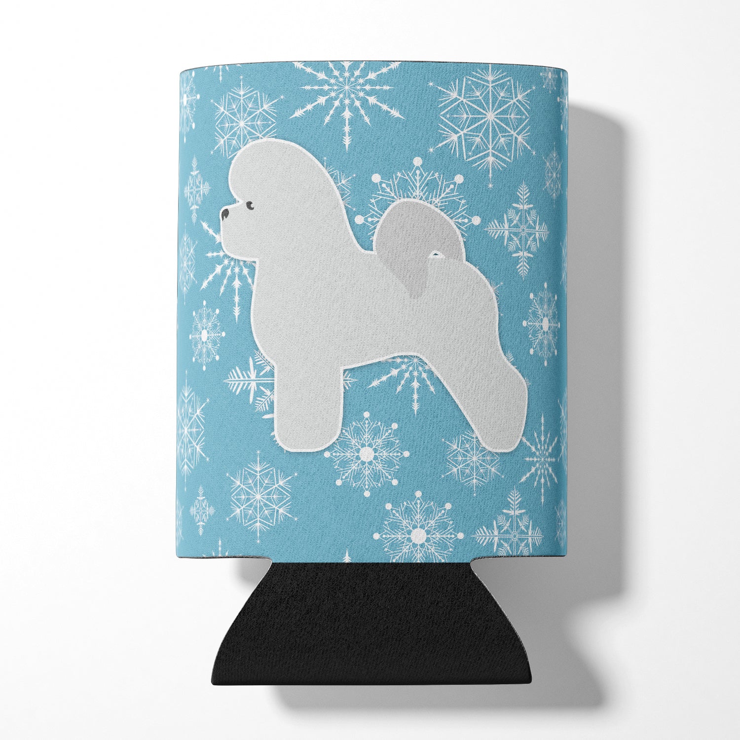 Winter Snowflake Bichon Frise Can or Bottle Hugger BB3545CC  the-store.com.