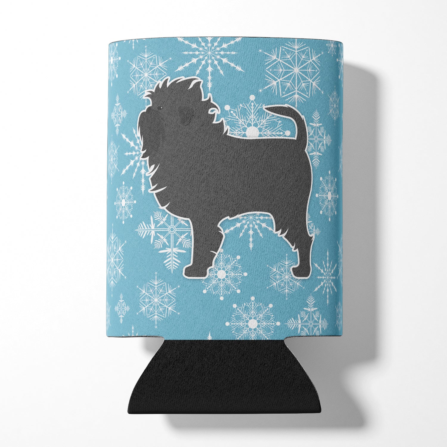 Winter Snowflake Affenpinscher Can or Bottle Hugger BB3548CC  the-store.com.