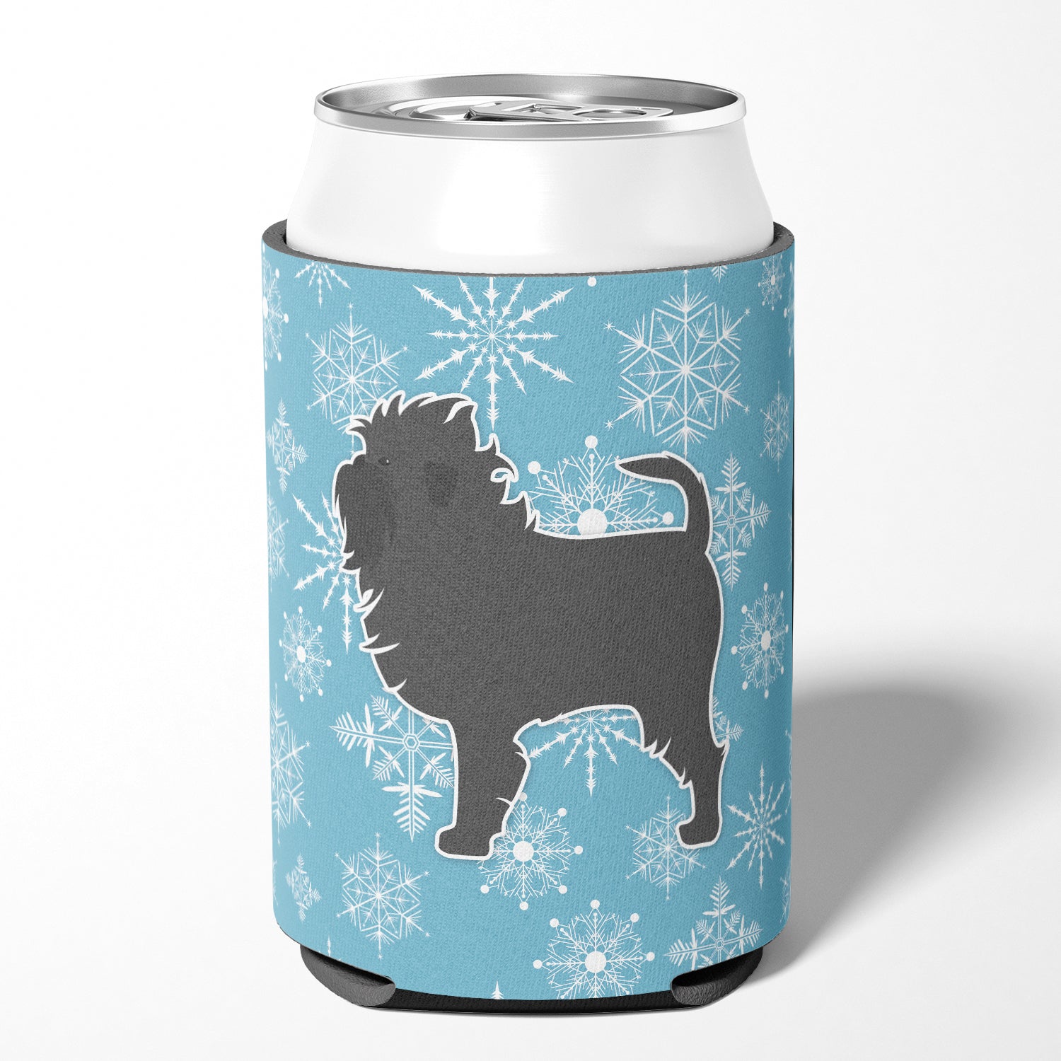 Winter Snowflake Affenpinscher Can or Bottle Hugger BB3548CC  the-store.com.