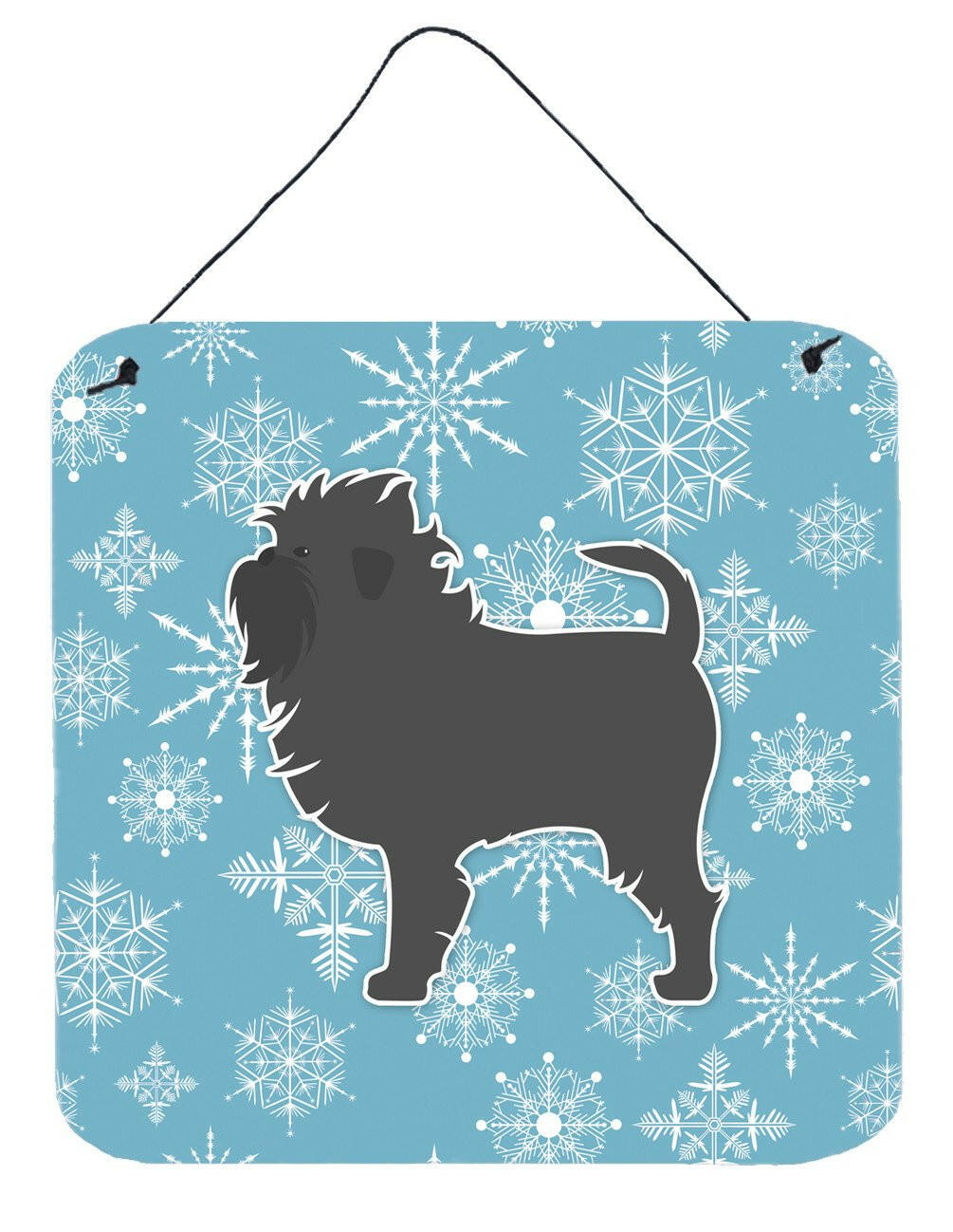 Winter Snowflake Affenpinscher Wall or Door Hanging Prints BB3548DS66 by Caroline's Treasures