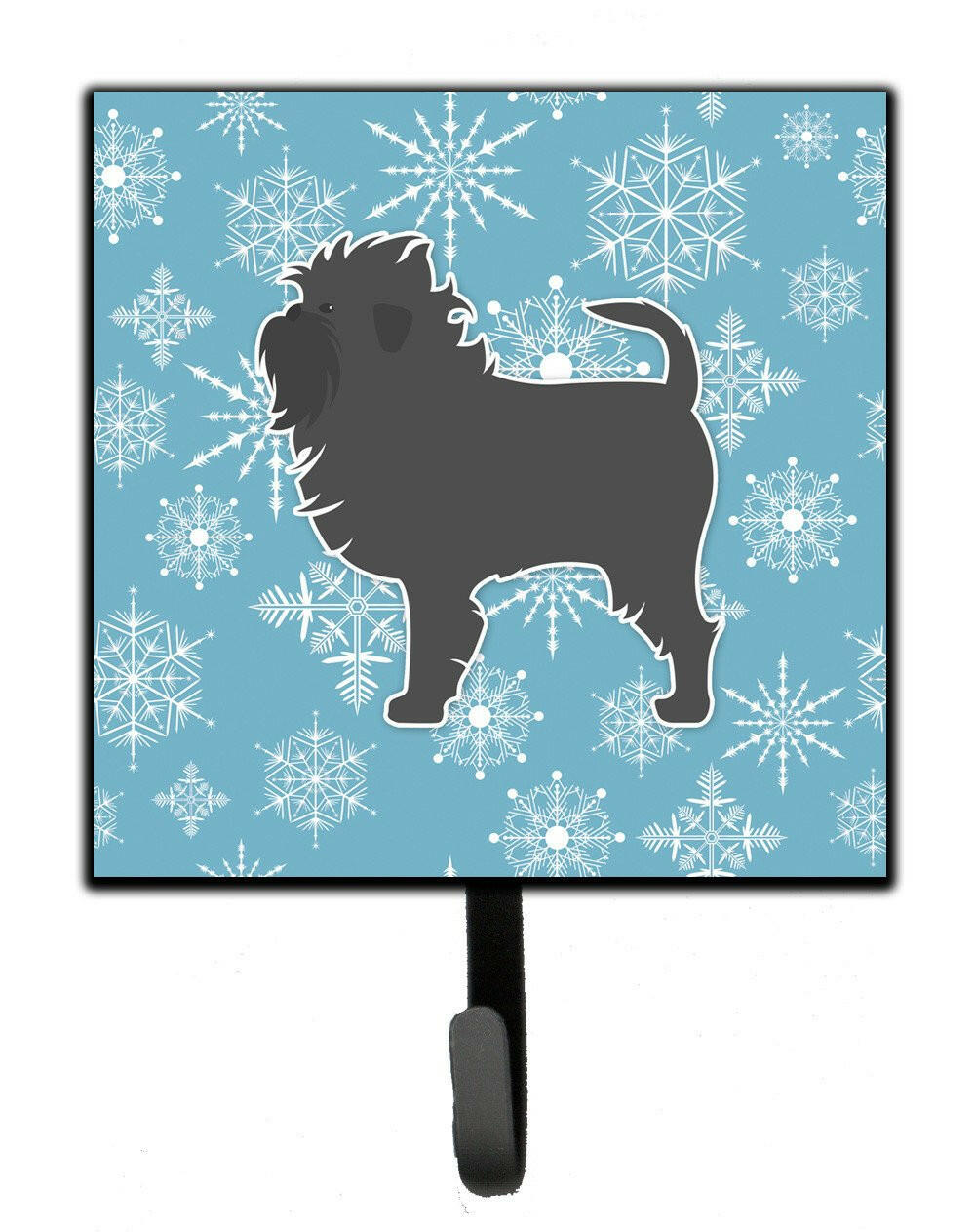 Winter Snowflake Affenpinscher Leash or Key Holder BB3548SH4 by Caroline's Treasures