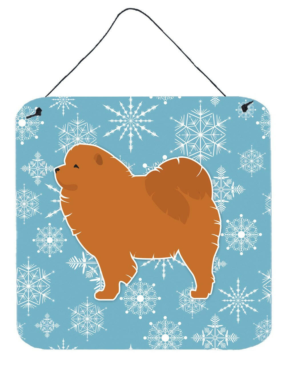 Winter Snowflake Chow Chow Wall or Door Hanging Prints BB3551DS66 by Caroline's Treasures