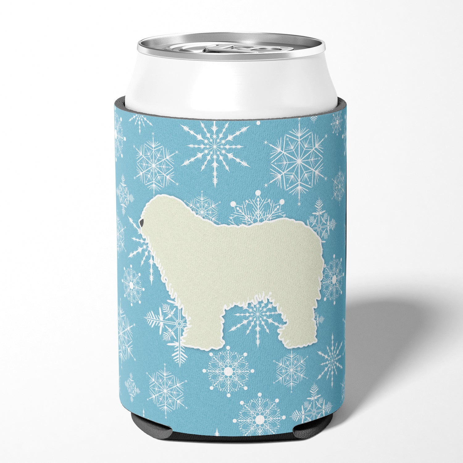 Winter Snowflake Komondor Can or Bottle Hugger BB3555CC  the-store.com.