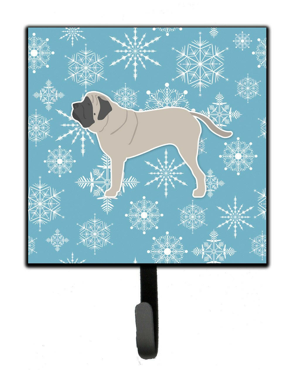 Winter Snowflake English Mastiff Leash or Key Holder BB3556SH4 by Caroline's Treasures