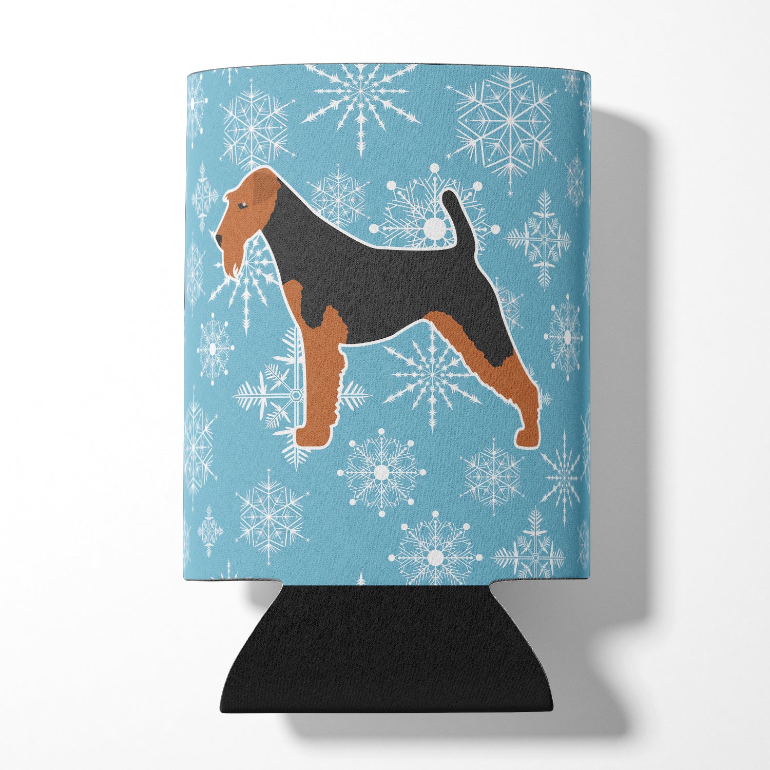 Winter Snowflake Airedale Terrier Can or Bottle Hugger BB3557CC  the-store.com.