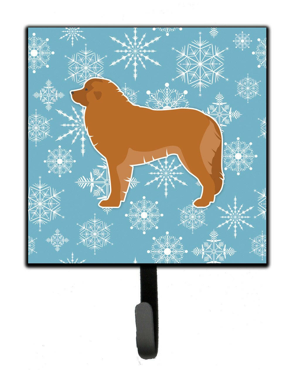 Winter Snowflake Leonberger Leash or Key Holder BB3558SH4 by Caroline's Treasures