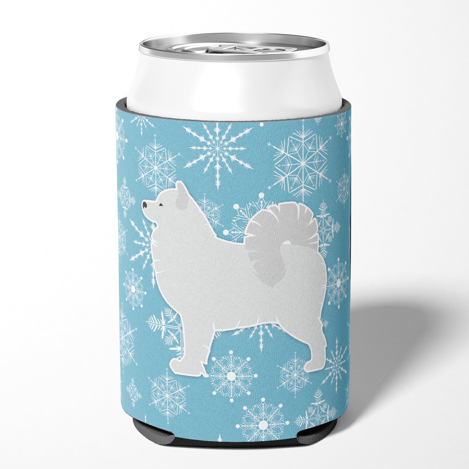 Winter Snowflake Samoyed Can or Bottle Hugger BB3559CC  the-store.com.