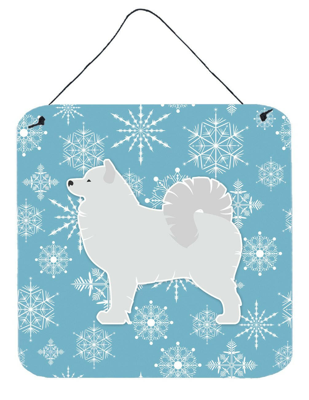 Winter Snowflake Samoyed Wall or Door Hanging Prints BB3559DS66 by Caroline's Treasures