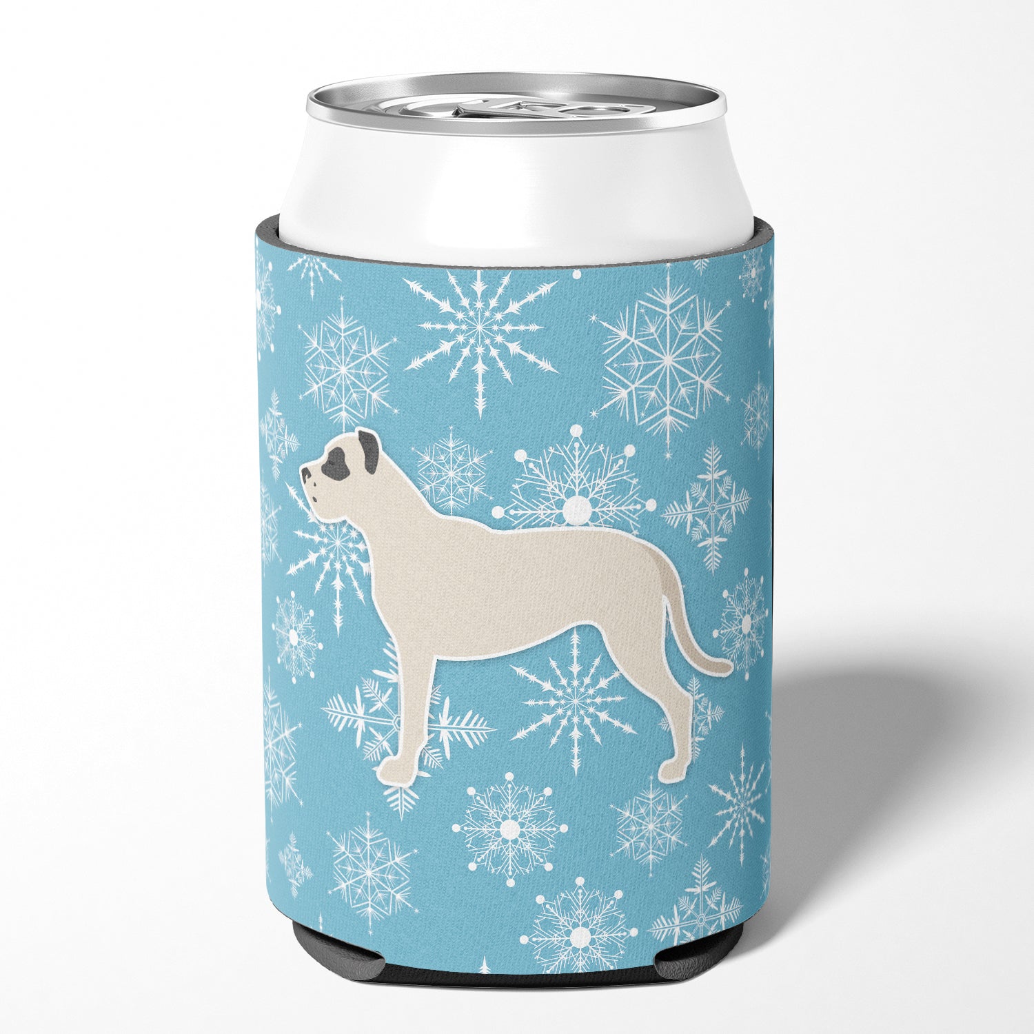 Winter Snowflake Dogo Argentino Can or Bottle Hugger BB3567CC  the-store.com.