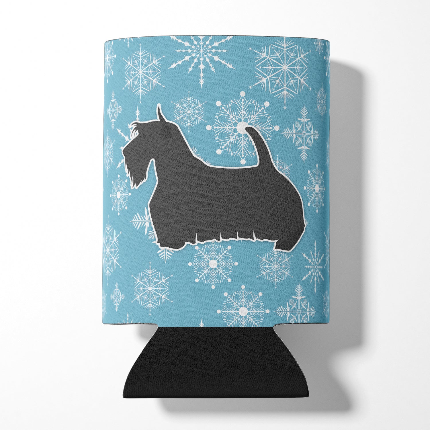 Winter Snowflake Scottish Terrier Can or Bottle Hugger BB3569CC  the-store.com.