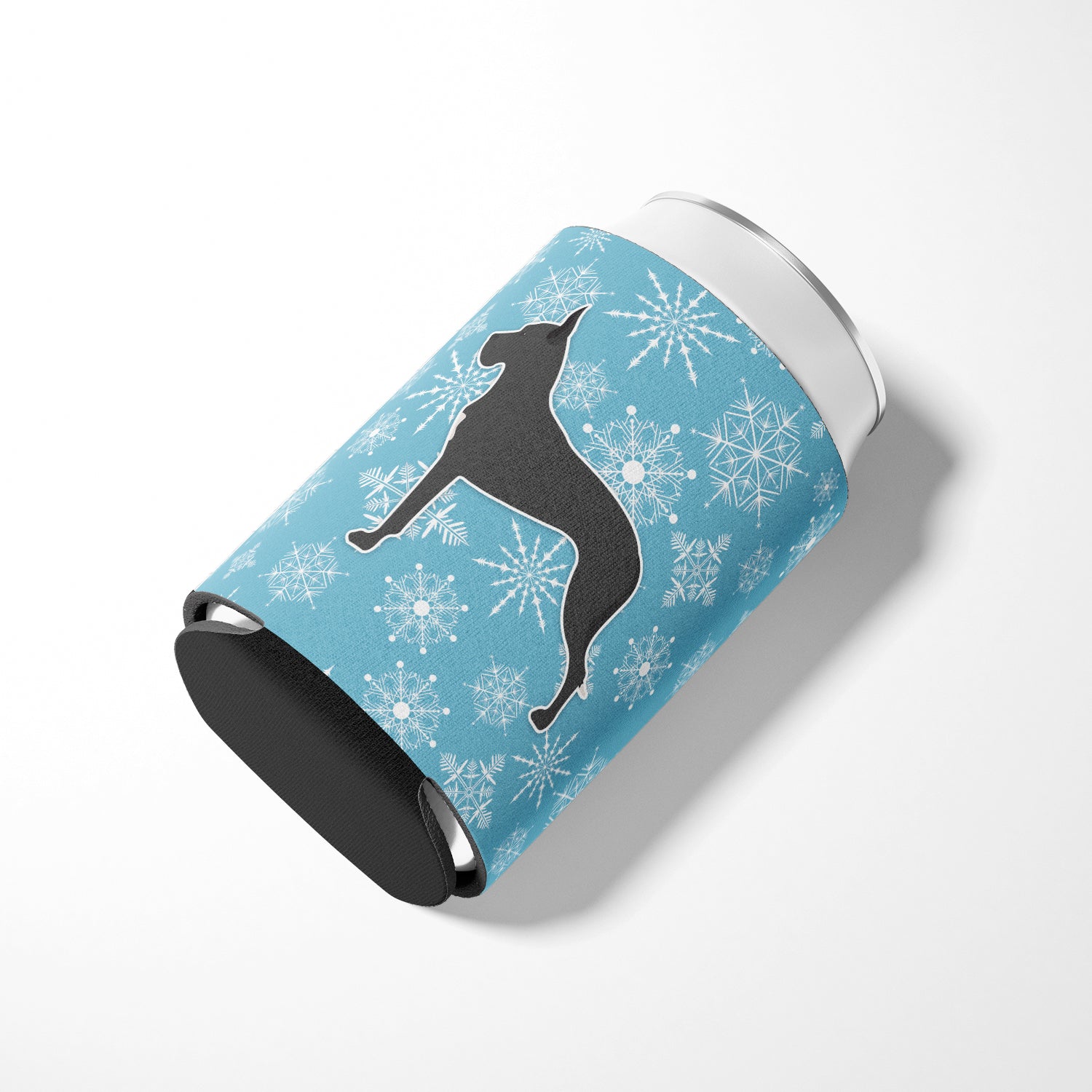 Winter Snowflake Great Dane Can or Bottle Hugger BB3575CC  the-store.com.