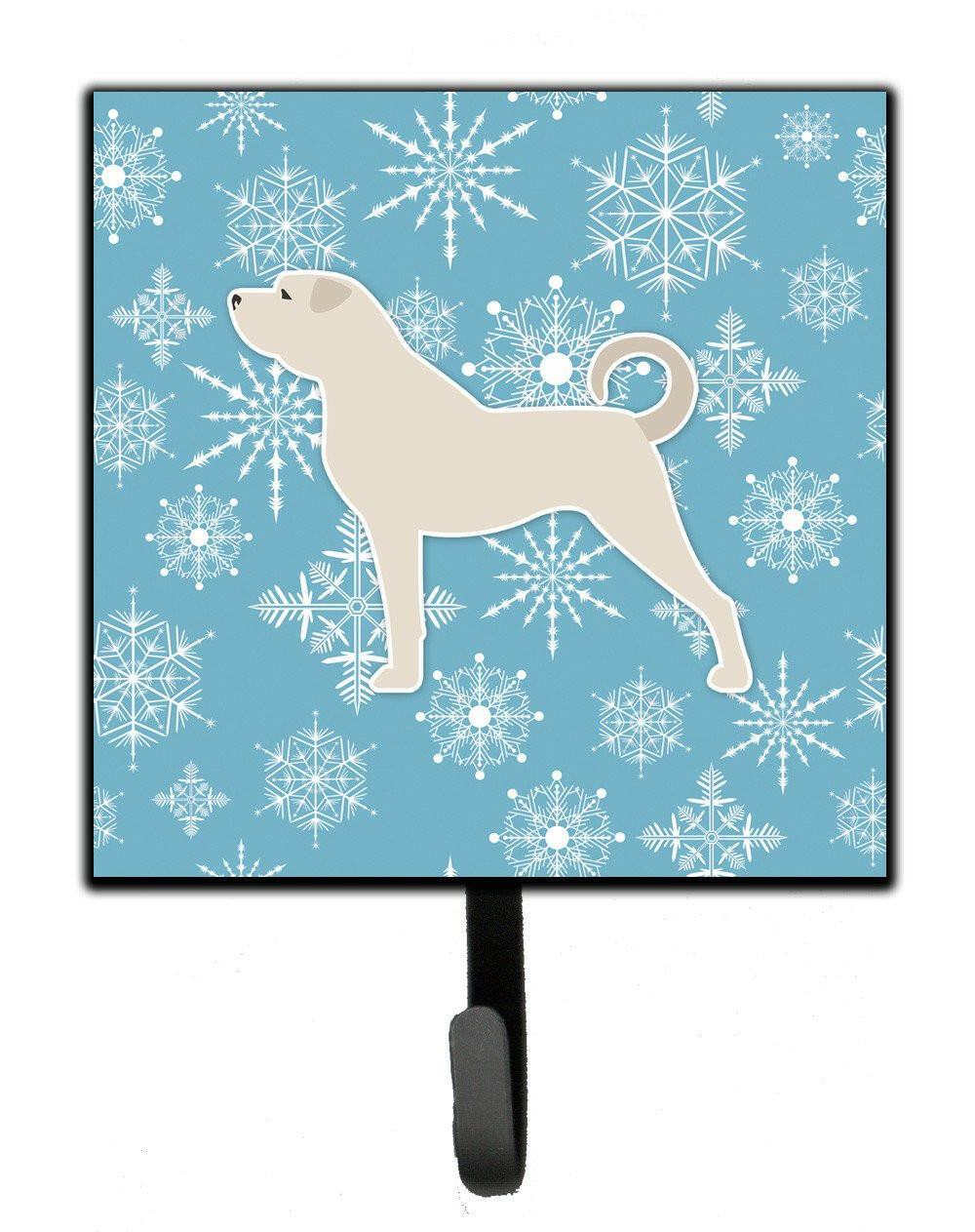 Winter Snowflake Anatolian Shepherd Leash or Key Holder BB3577SH4 by Caroline&#39;s Treasures