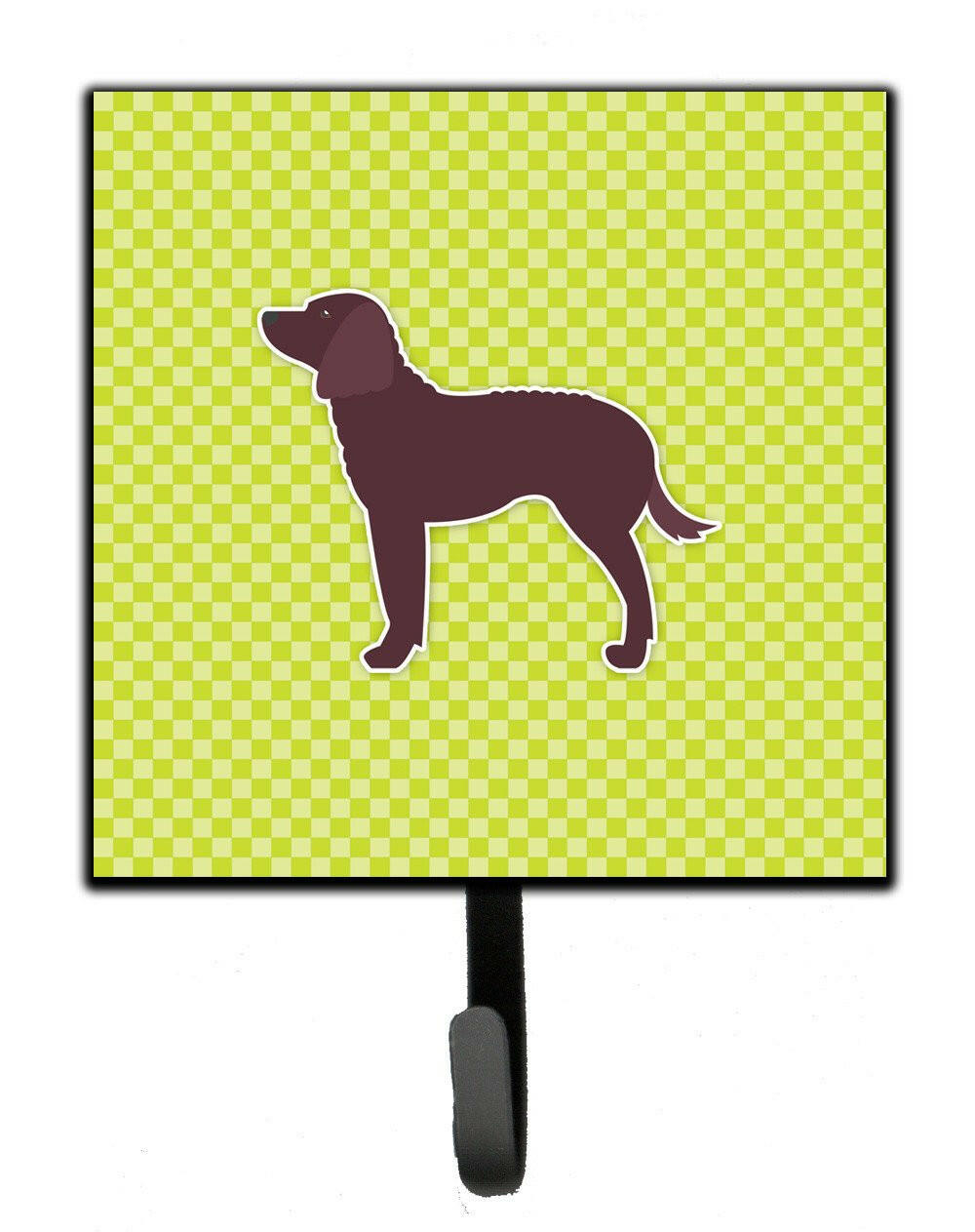 American Water Spaniel Checkerboard Green Leash or Key Holder BB3801SH4 by Caroline&#39;s Treasures