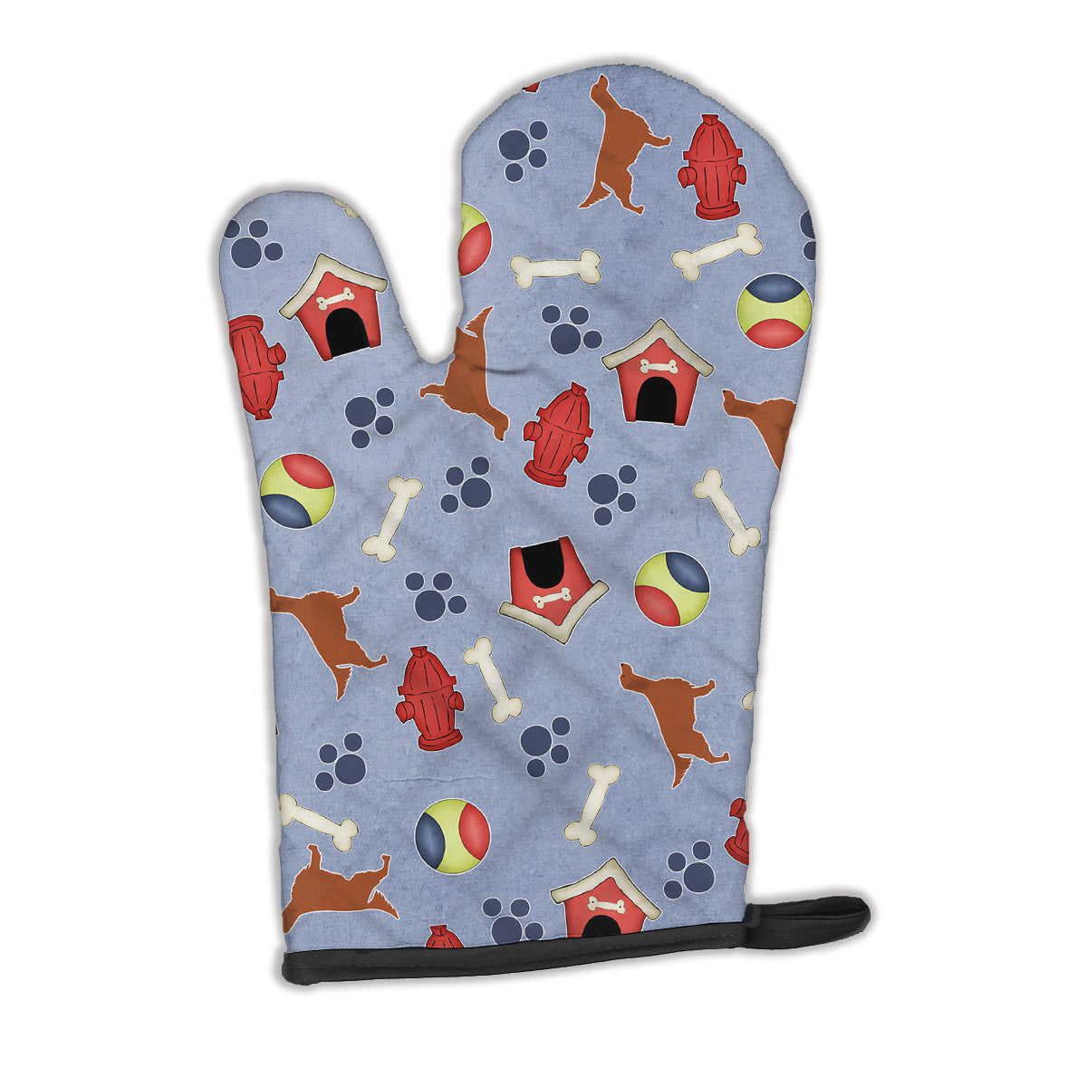 Irish Setter Dog House Collection Oven Mitt BB3893OVMT  the-store.com.